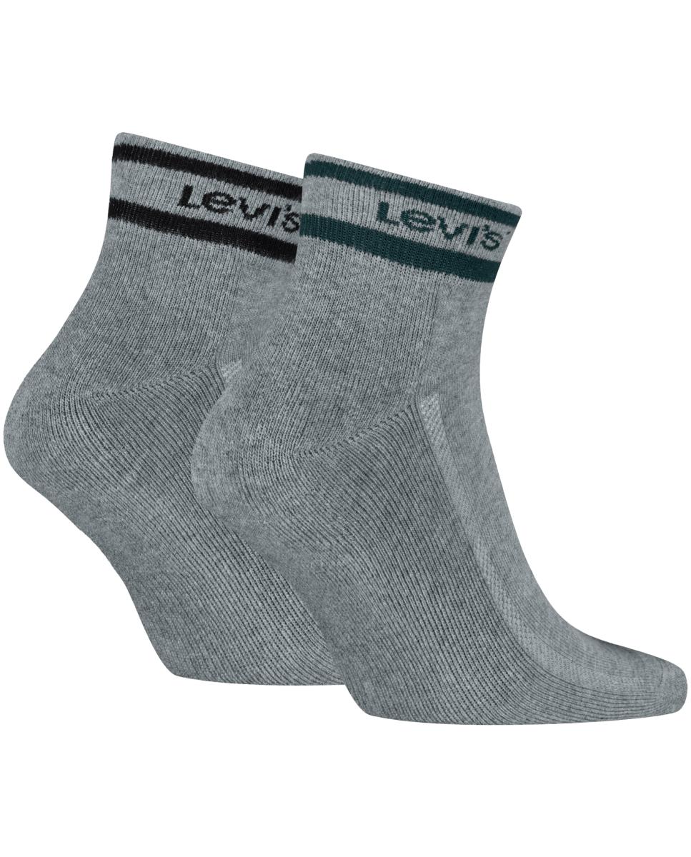 Calcetines de caña corta de Levi's® (pack de 2) - Verde oscuro Verde oscuro-1