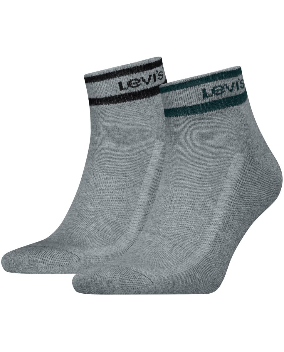Calcetines de caña corta de Levi's® (pack de 2) - Verde oscuro Verde oscuro-2