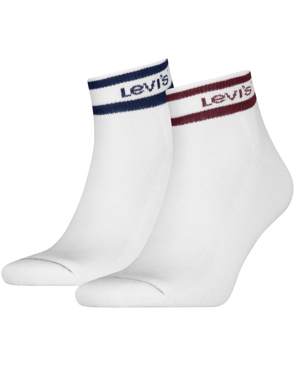 Calcetines de caña corta de Levi's® (pack de 2) - Blanco Blanco-2