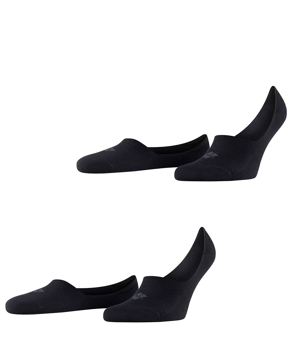 Pack de dos pinkies caballero invisibles lisos - Burlington - Negro Negro-2