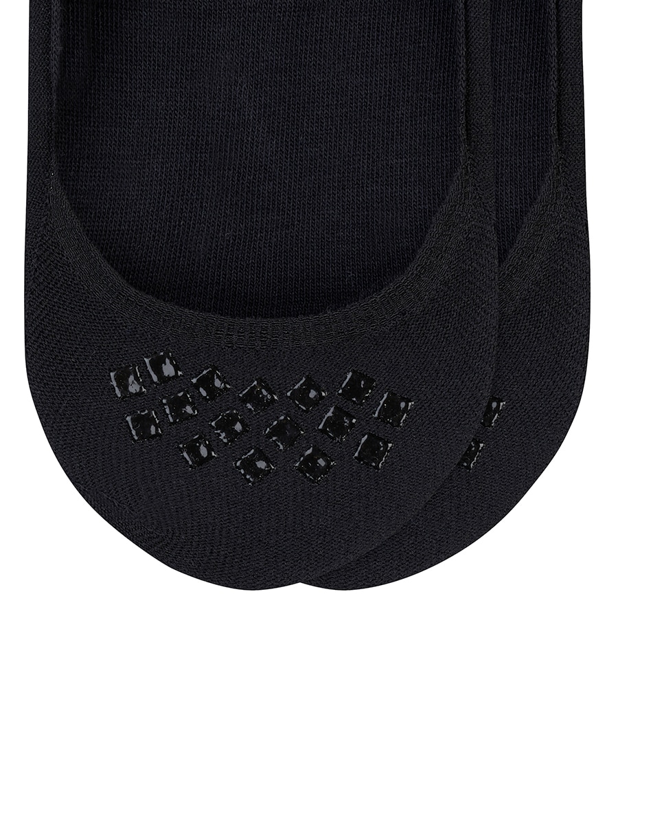 Pack de dos pinkies caballero invisibles lisos - Burlington - Negro Negro-5