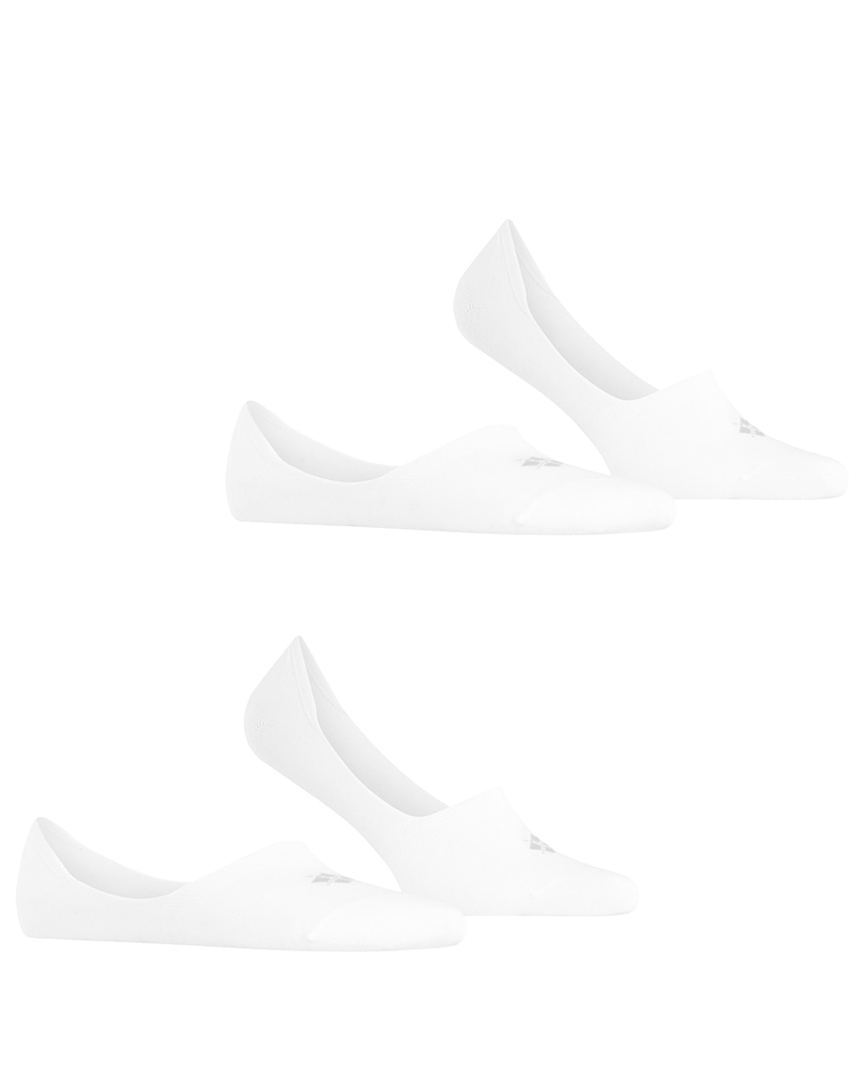 Pack de dos pinkies caballero invisibles lisos - Burlington - Blanco Blanco-1