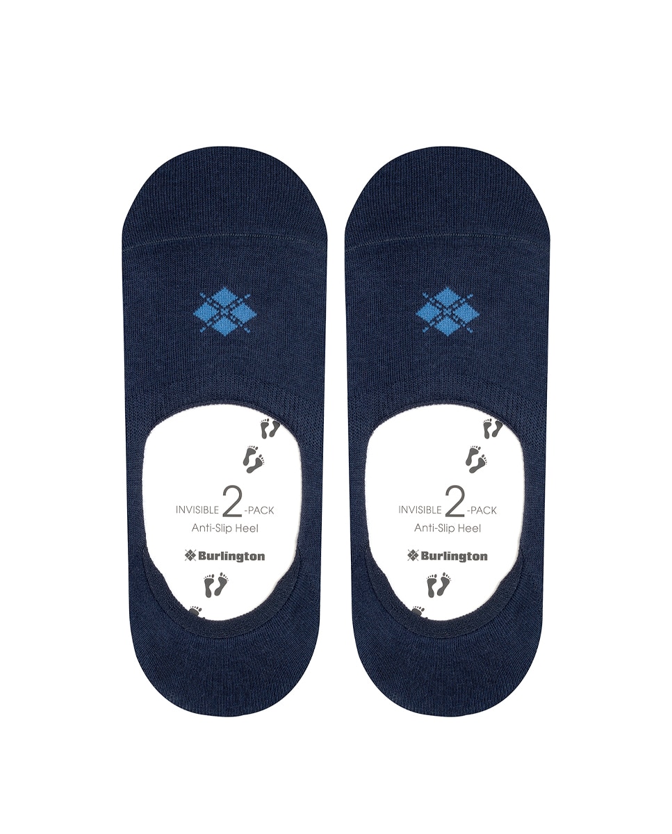 Pack de Dois Pezinhos Invisíveis Lisos Azul-marinho-4