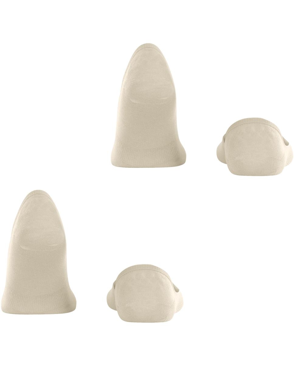 Pack de dos pinkies caballero invisibles lisos - Burlington - Beige Beige-2