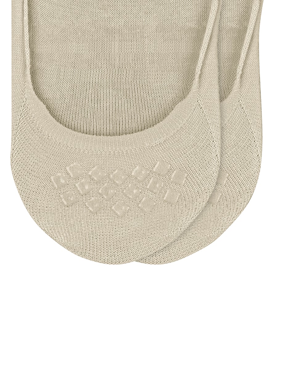 Pack de Dois Pezinhos Invisíveis Lisos Bege-5