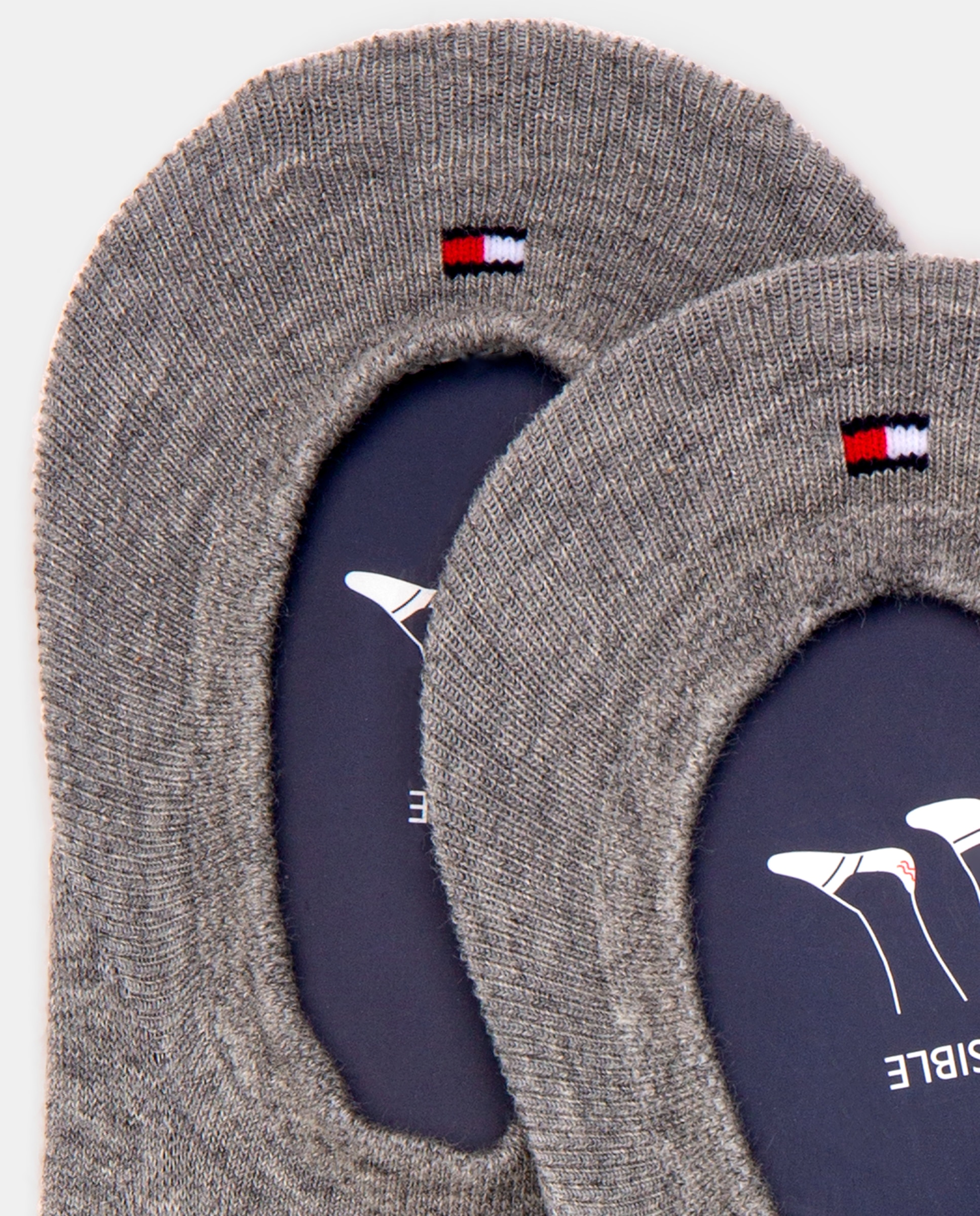 Pack de dois pares de pezinhos azuis Cinzento-2