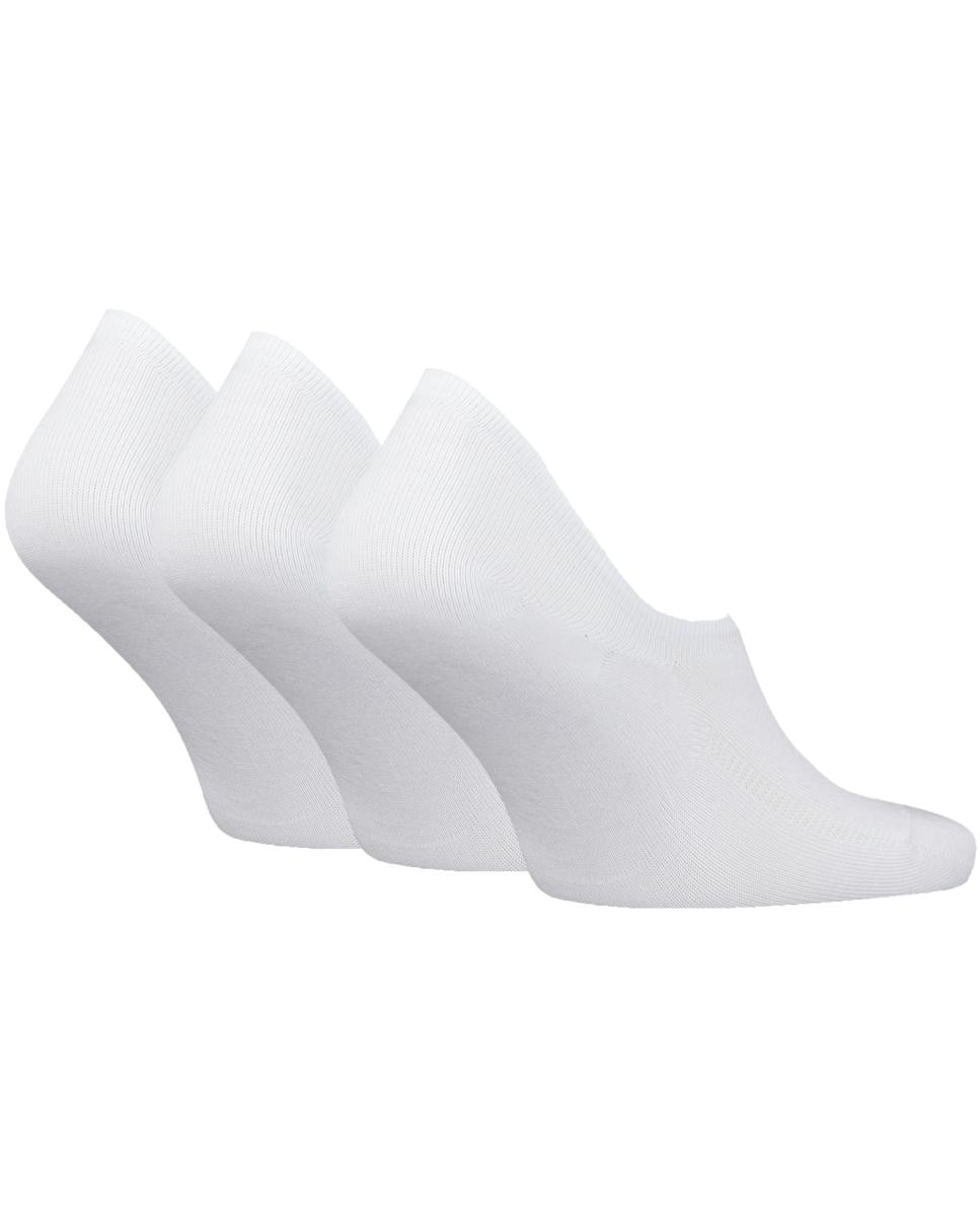 Imagen 0 de Pack de 3 pares de calcetines basicos de Levi's. Unisex pikies blancos con logo batwing Blanco