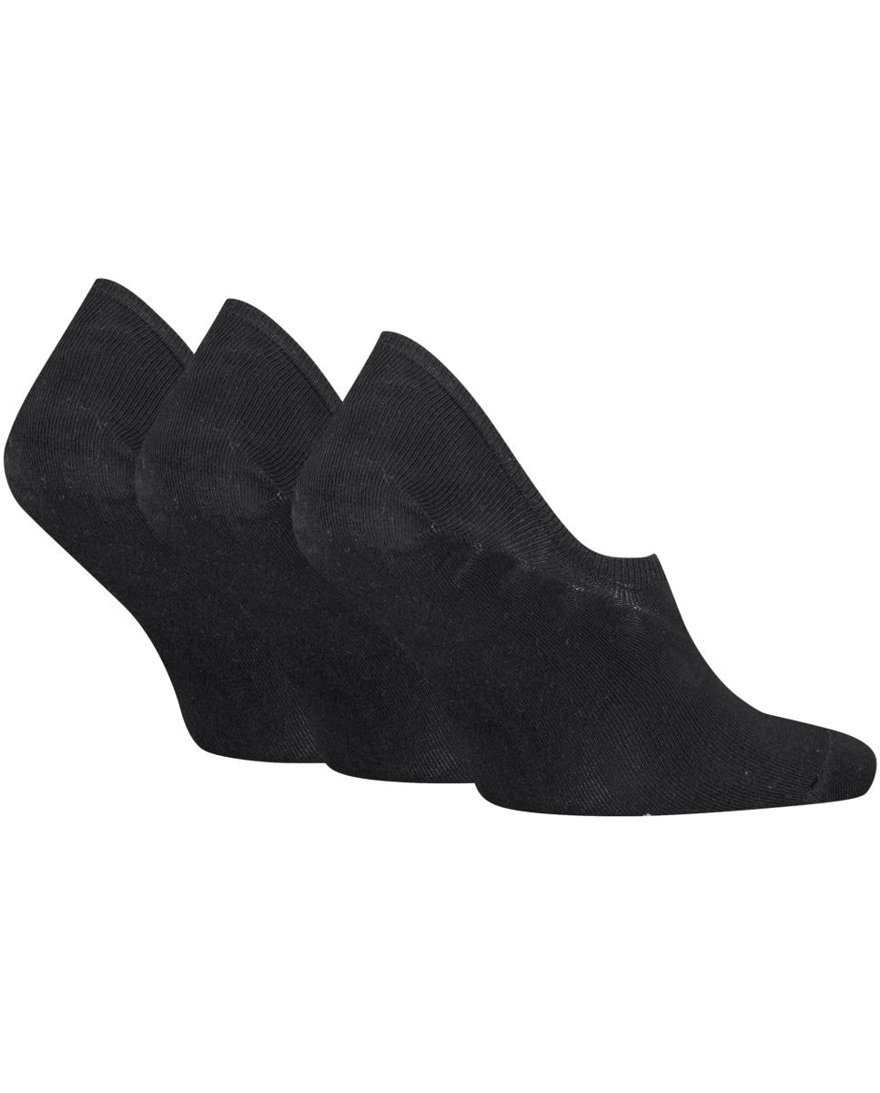 Calcetines invisibles de hombre de Calvin Klein (pack de 3) - Negro Negro-2