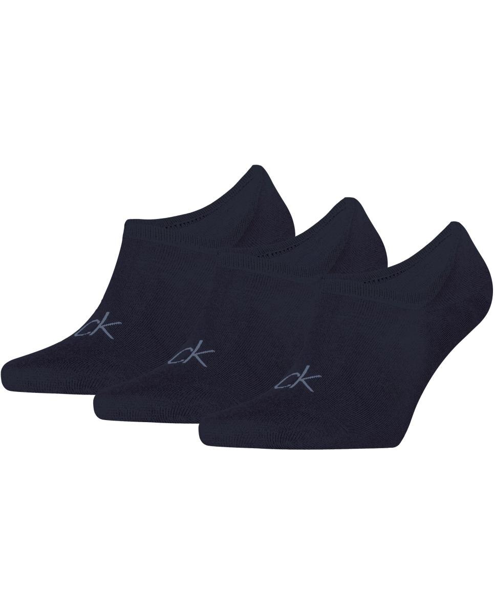 Calcetines invisibles de hombre de Calvin Klein (pack de 3) - Azul marino Azul marino-2