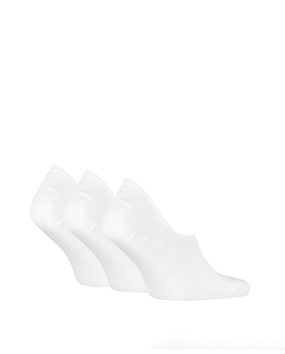 Calcetines invisibles de hombre de Calvin Klein (pack de 3) - Blanco Blanco-3