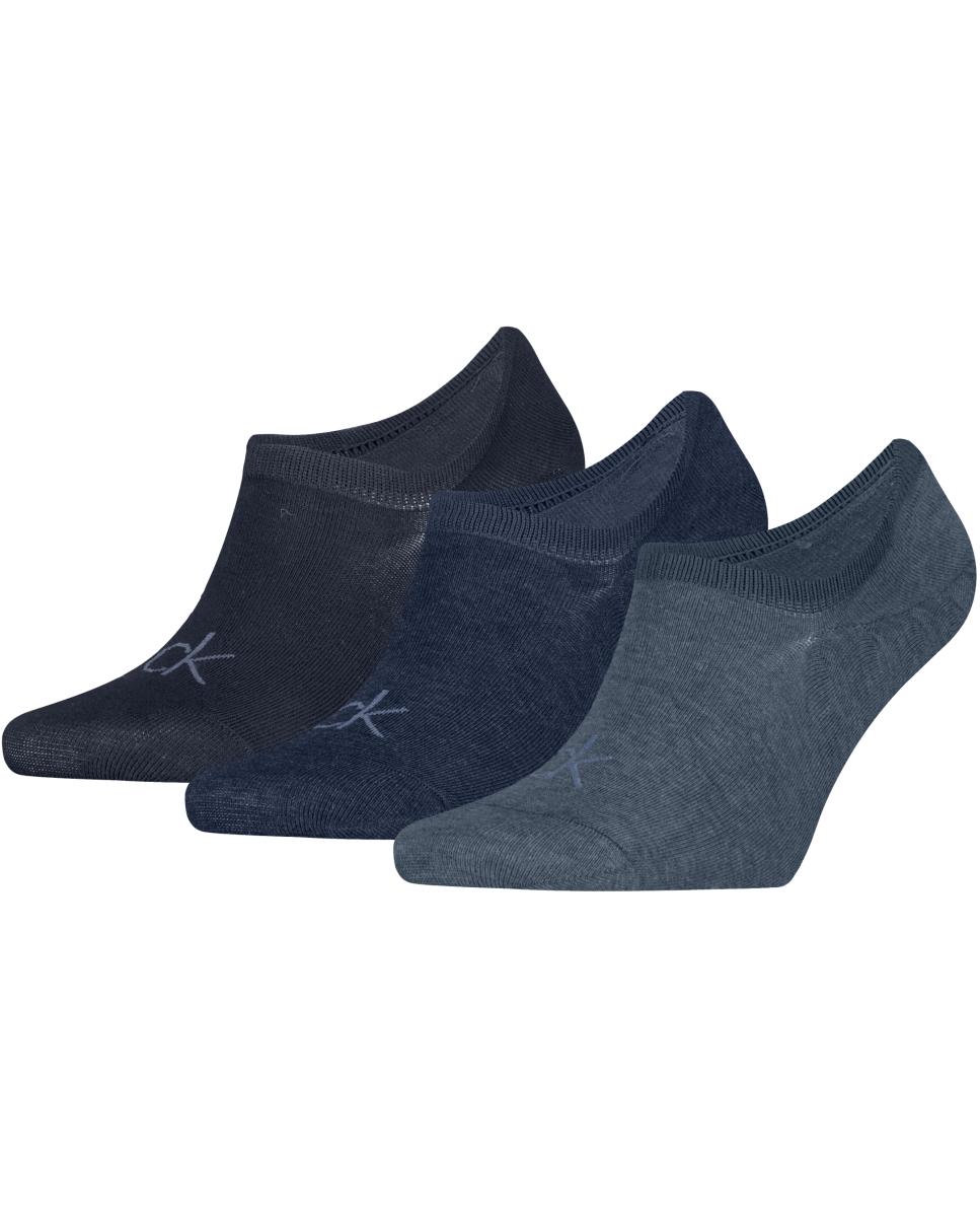 Meias Invisíveis (Pack de 3 Pares) Azuis-2