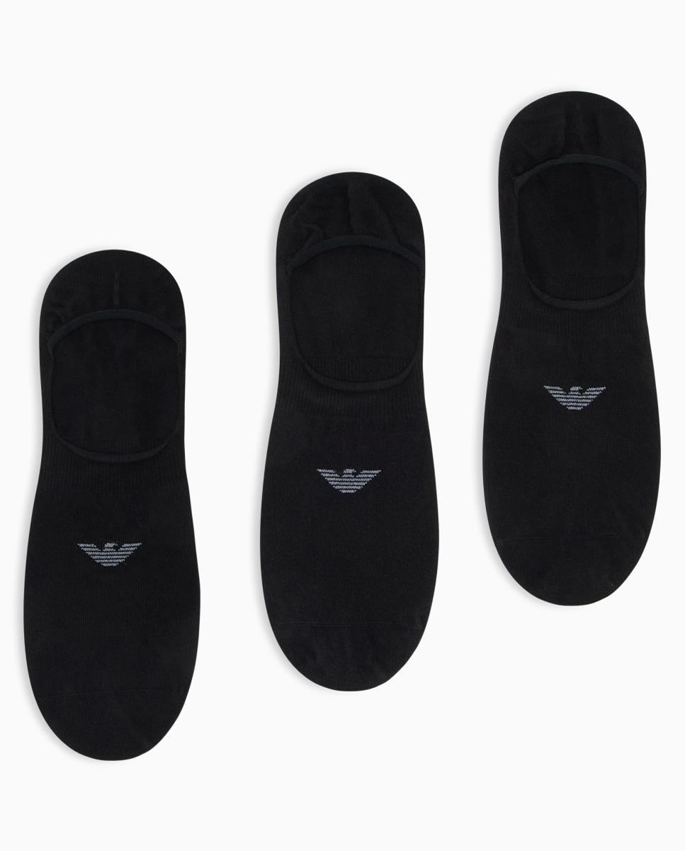 Imagem 0 de Pack de Três Pares de Meias Invisíveis - Branco