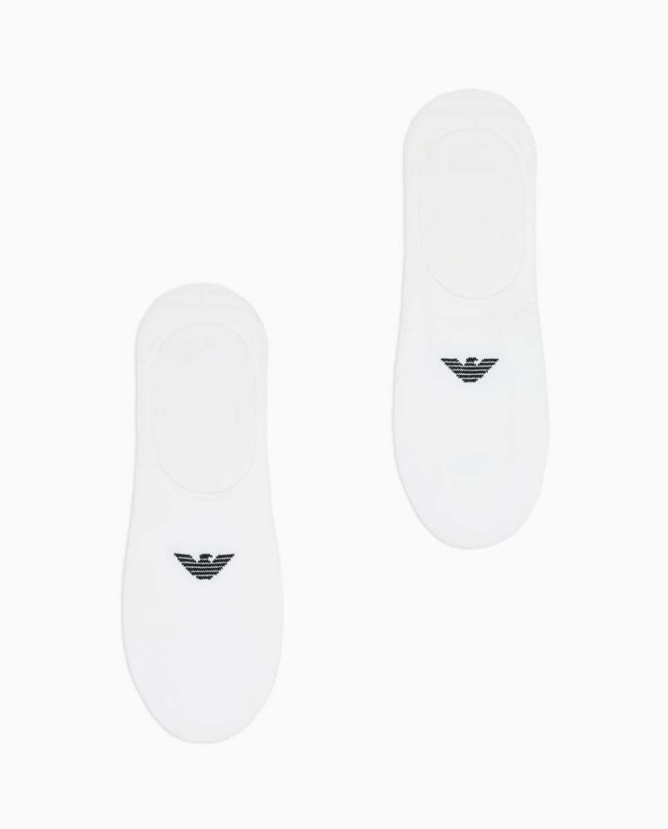 Imagem 0 de Pack de Três Pares de Meias Invisíveis - Branco