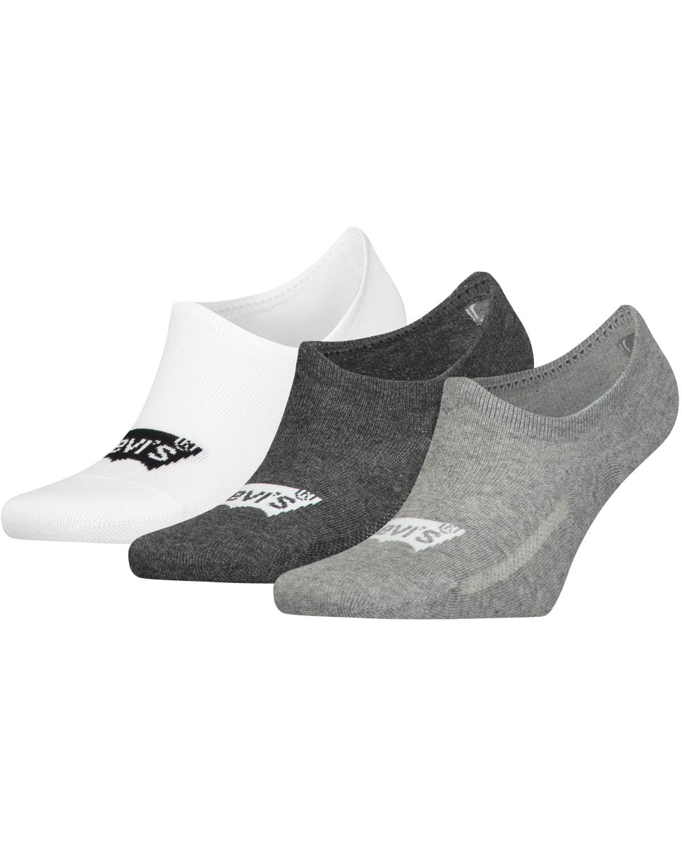Meias Invisíveis (Pack de 3 Pares) Cinzento-2