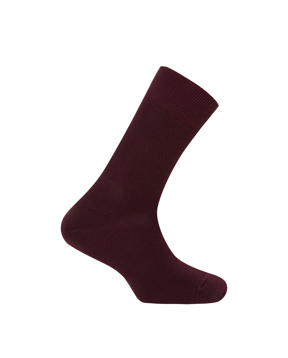 Meias Lisas de Orlon - Termic. Produto Fabricado em Espanha Grená-1