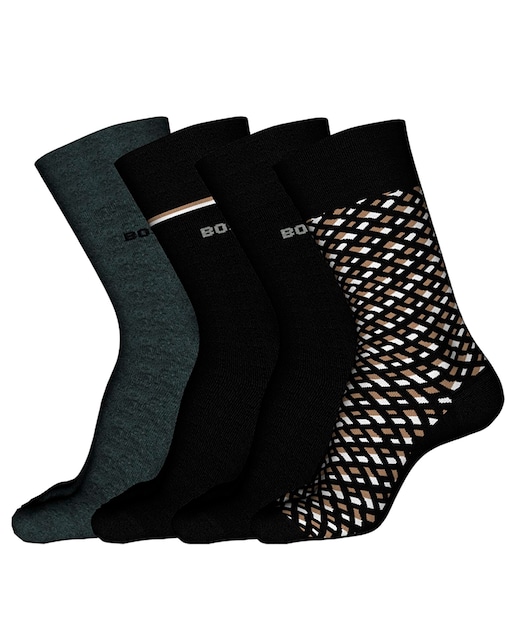 Imagem 0 de Pack de Quatro Pares de Meias Variadas Tamanho Único