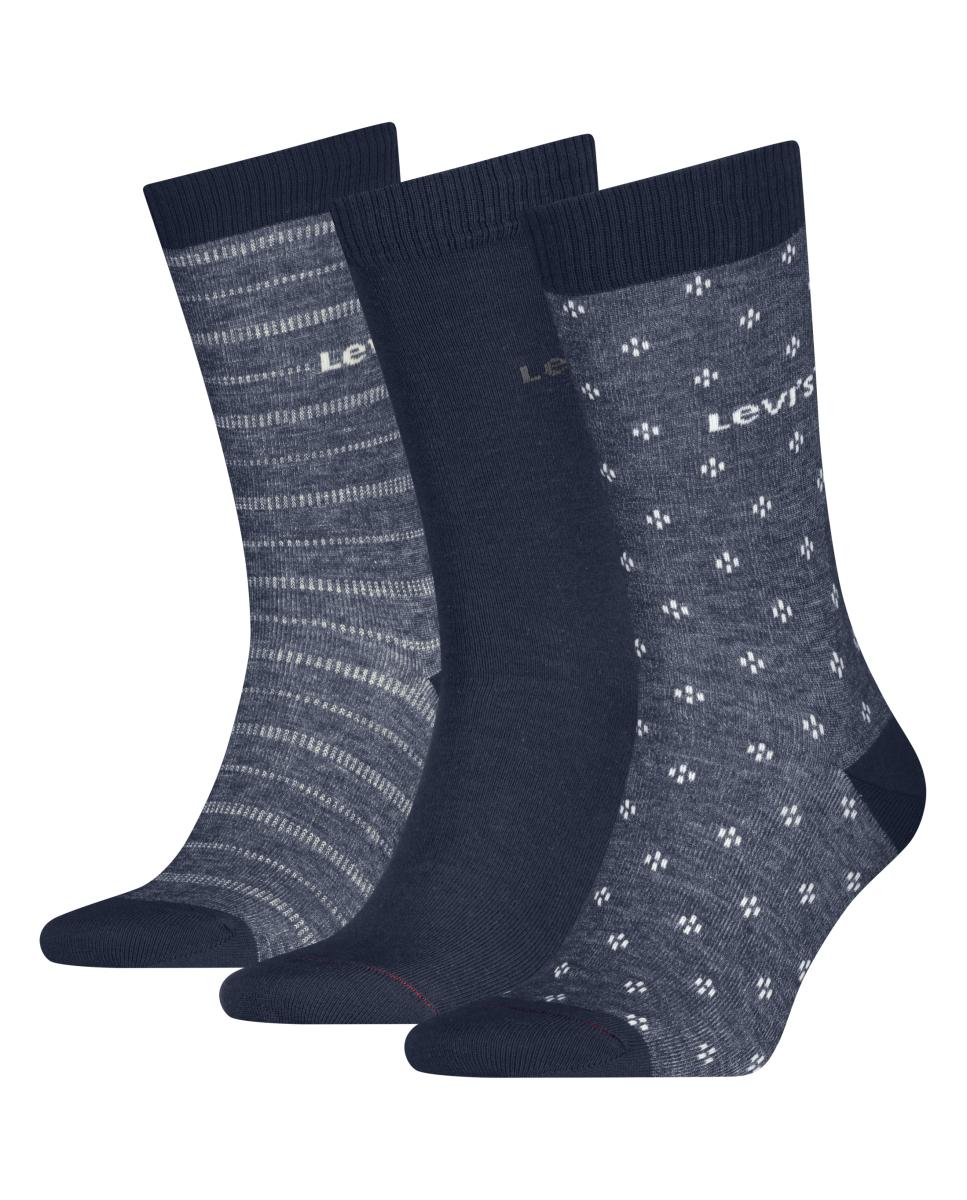 Calcetines clásicos de Levi's® (caja de 3) - Azul marino Azul marino-2