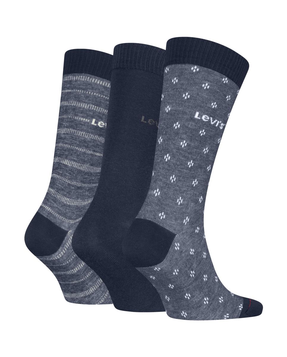 Calcetines clásicos de Levi's® (caja de 3) - Azul marino Azul marino-3