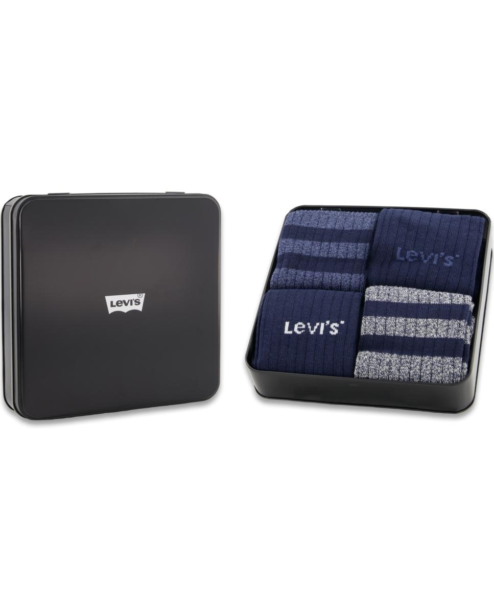 Imagen 0 de Calcetines clásicos de Levi's® (caja de 4) Azul marino