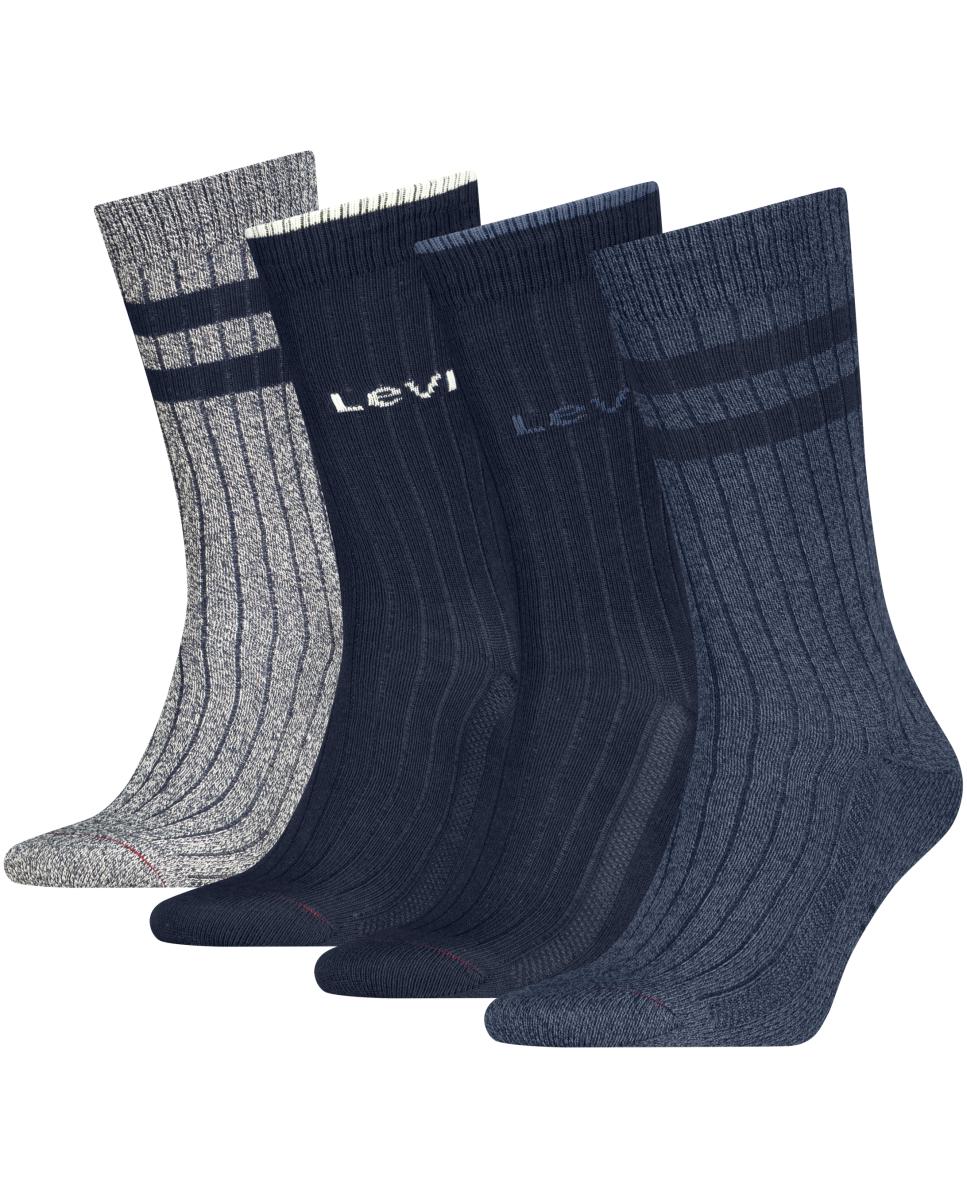 Calcetines clásicos de Levi's® (caja de 4) - Azul marino Azul marino-2
