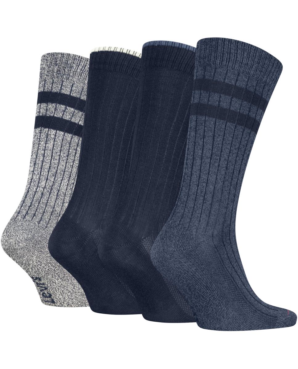 Calcetines clásicos de Levi's® (caja de 4) - Azul marino Azul marino-3