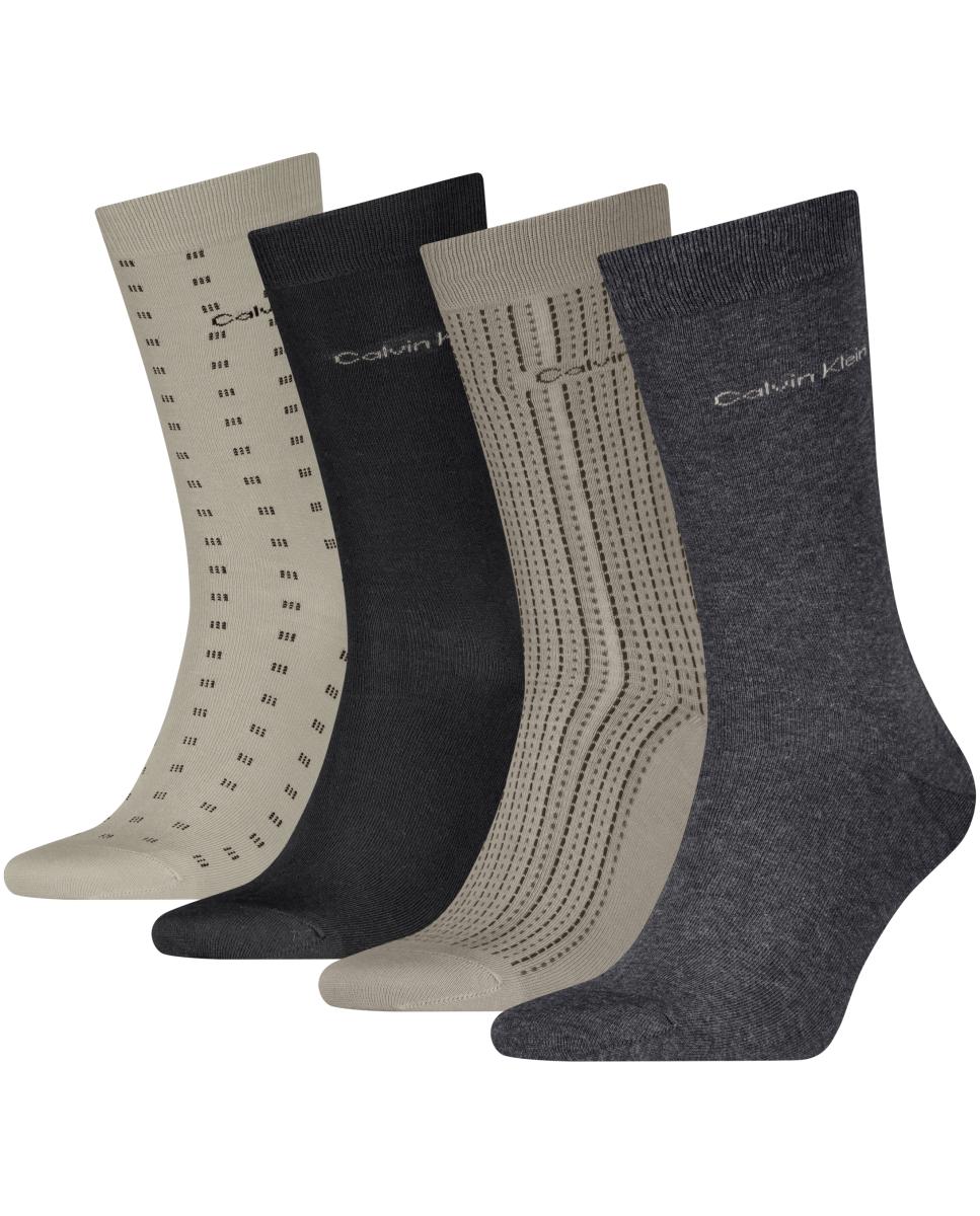 Caixa de Presente com 4 Pares de Meias Clássicas Bege-2