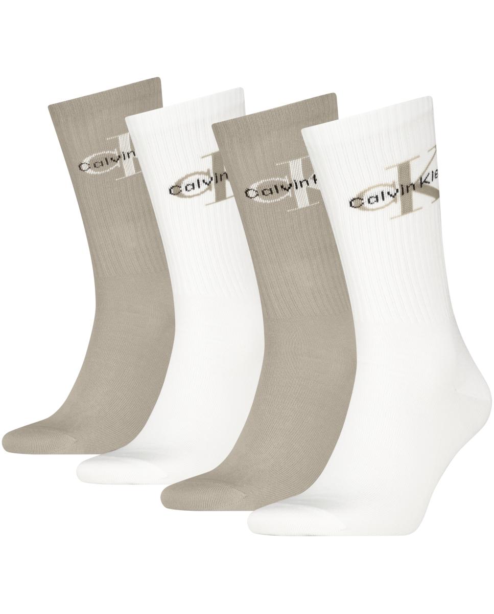 Caixa de Presente com 4 Pares de Meias Bege-2