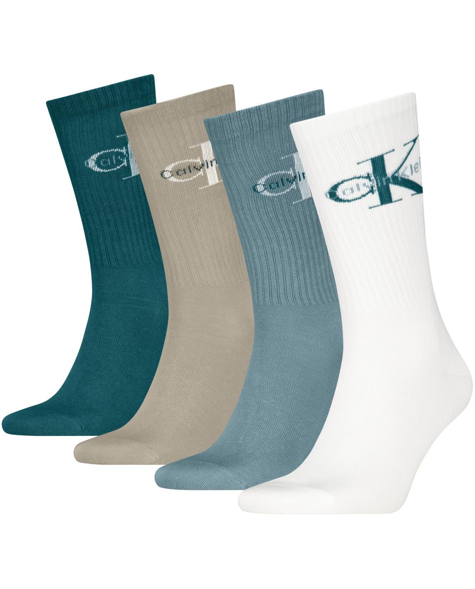Caixa de Presente com 4 Pares de Meias Verde-claro-2