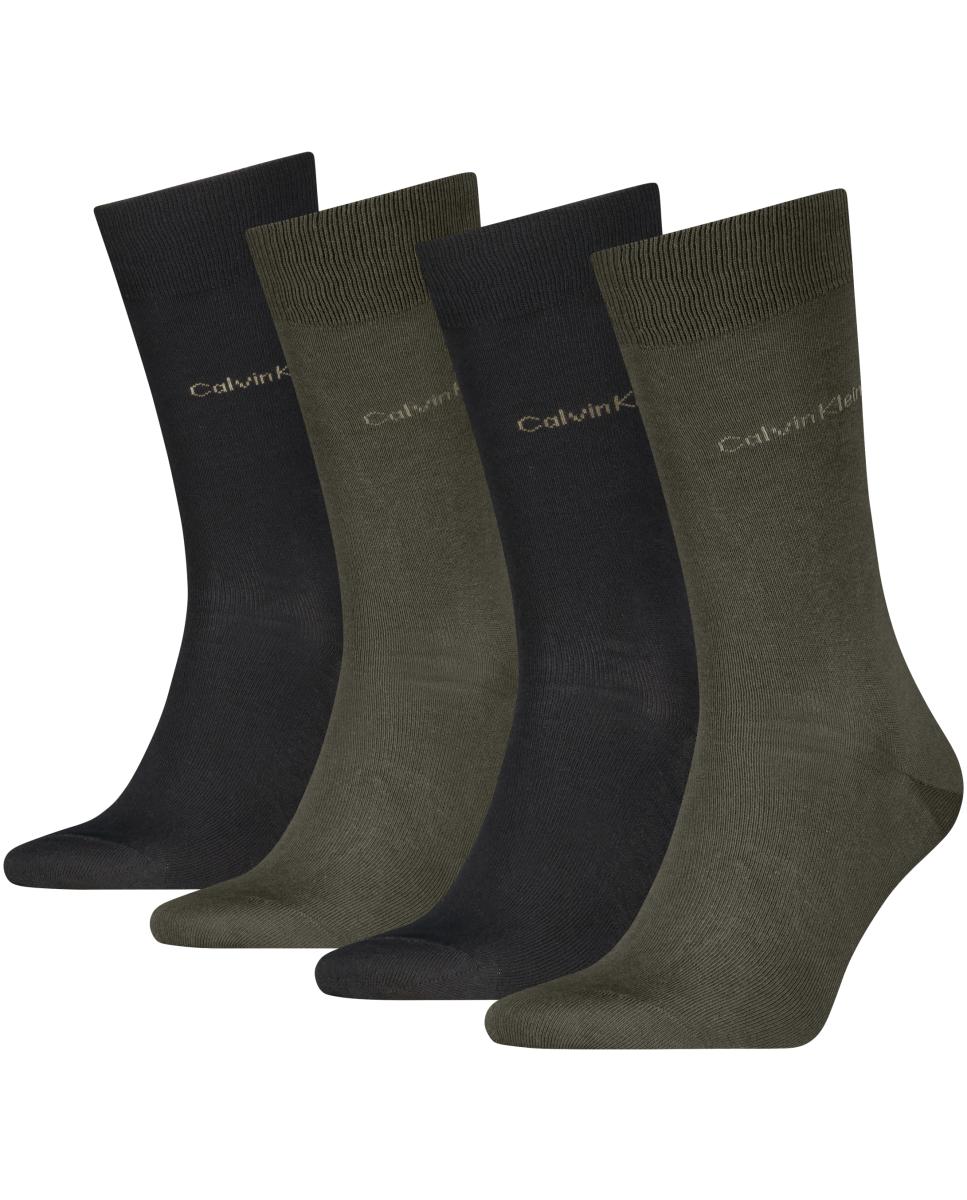 Caixa de Presente com 4 Pares de Meias Clássicas Verde-claro-2