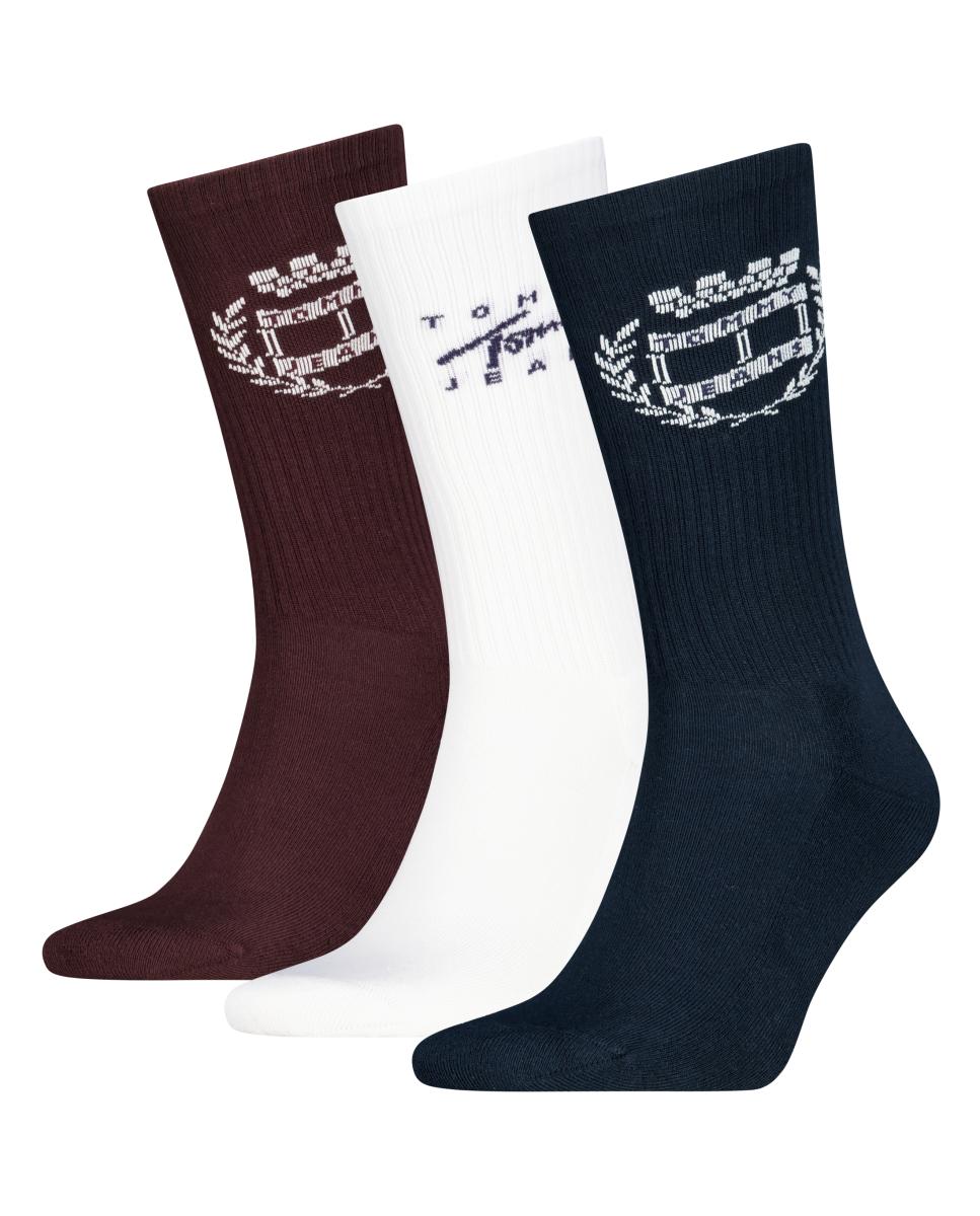 Imagen 2 de Calcetines de media caña unisex de Tommy Jeans (pack de 2) - Multicolor Multicolor
