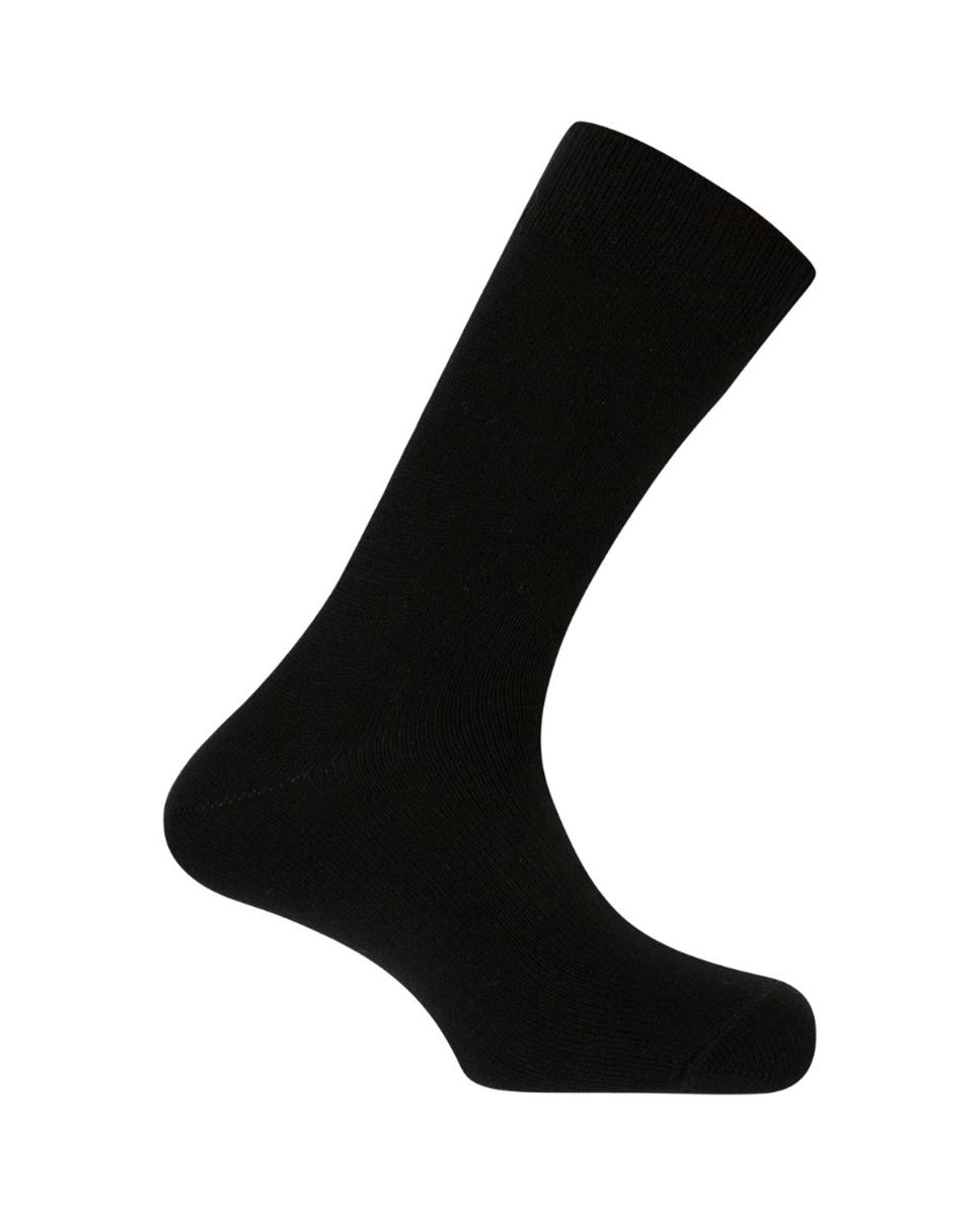 Caixa de Três Pares de Meias Curtas com Borlão de Intársia. Produto Fabricado em Espanha Preto-2