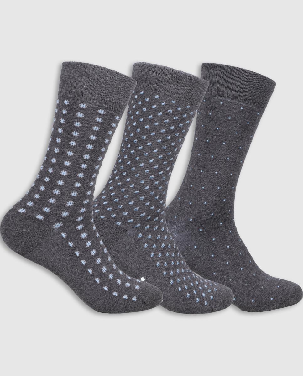 Imagen 2 de Pack calcetín regular hombre - Olimpo - Gris Gris