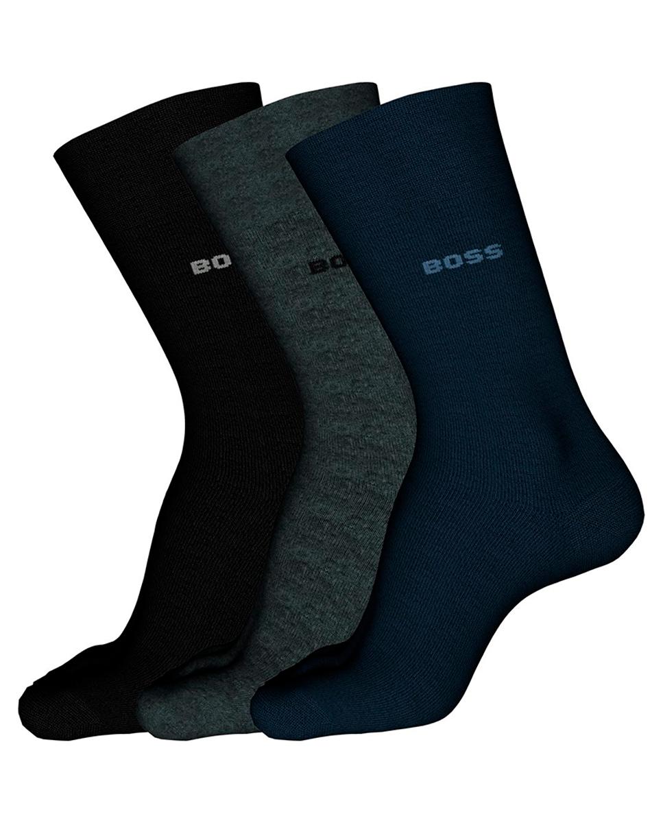 Imagen 1 de Pack de tres calcetines de hombre en talla única Multicolor