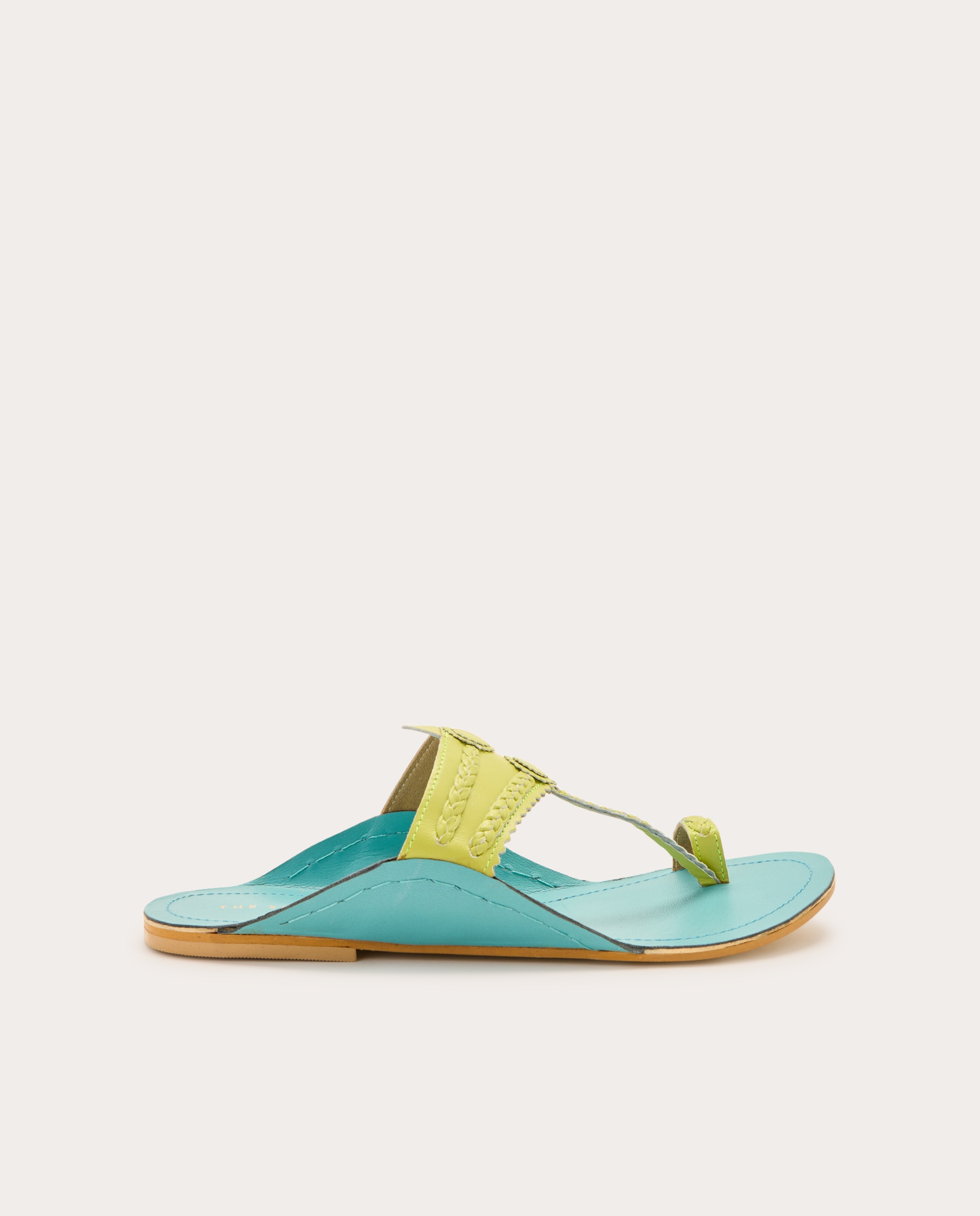 Imagen 0 de Sandalias planas Two Tones Azul