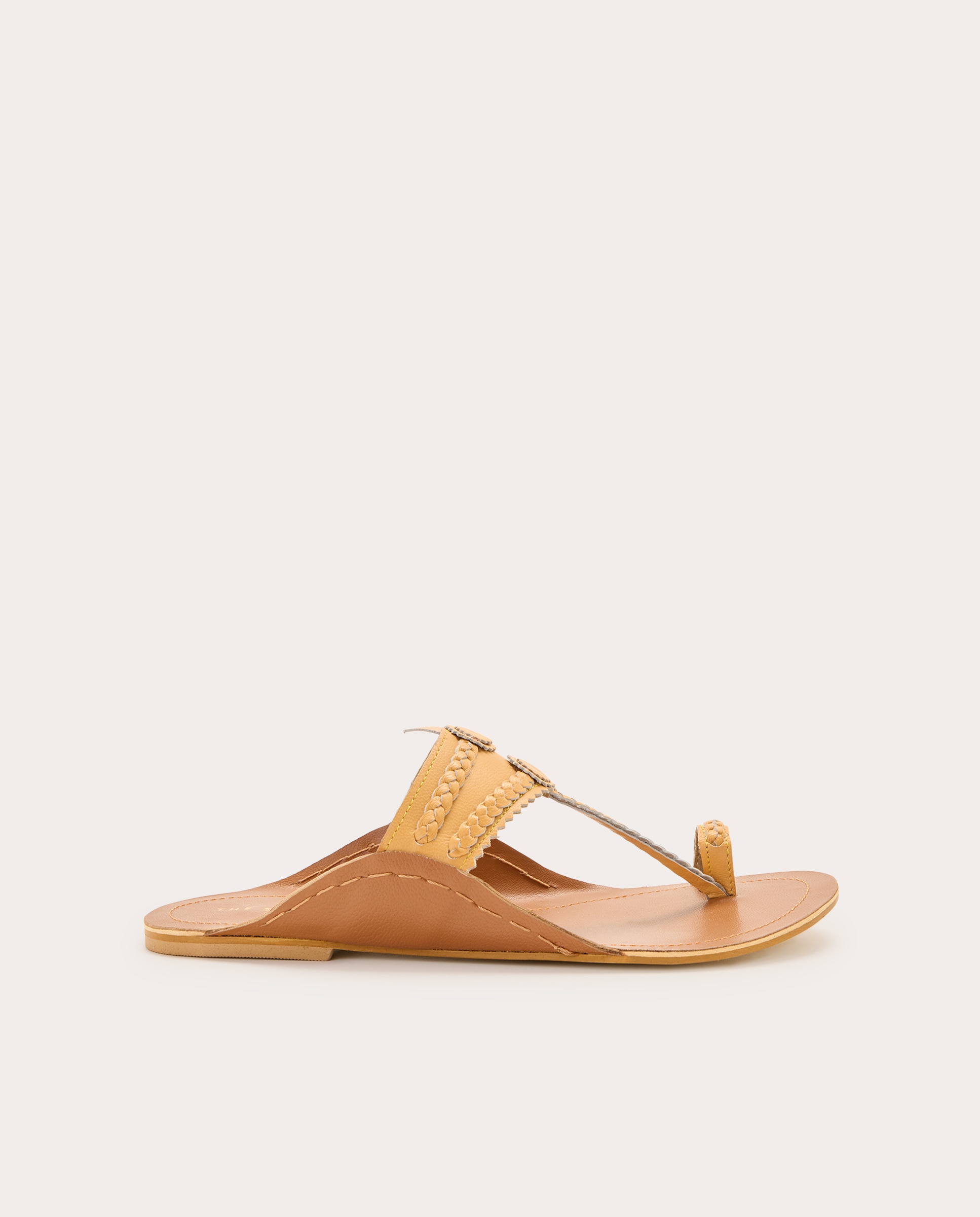 Imagen 0 de Sandalias planas Two Tones Camel