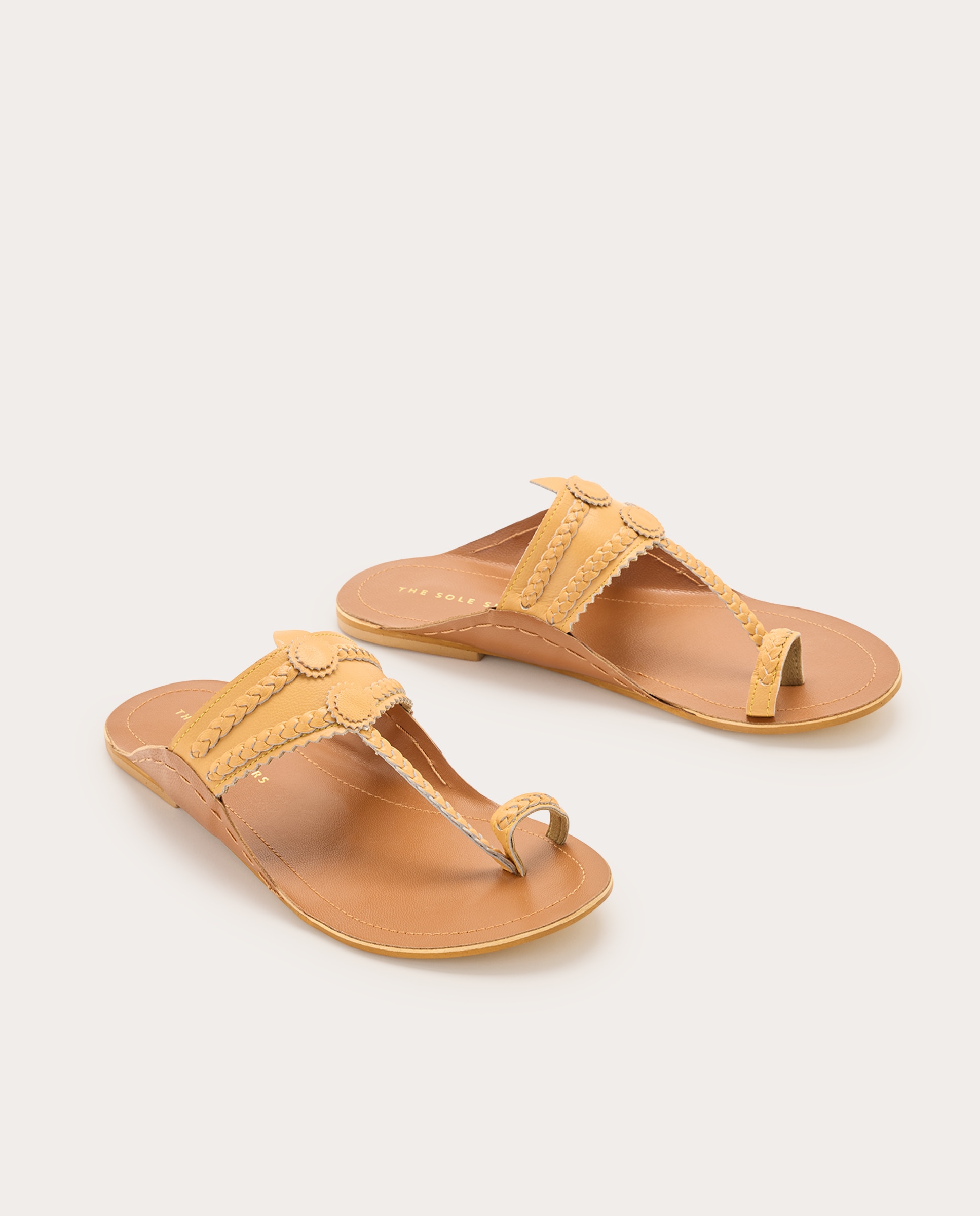 Sandalias planas Two Tones - Camel Camel-2