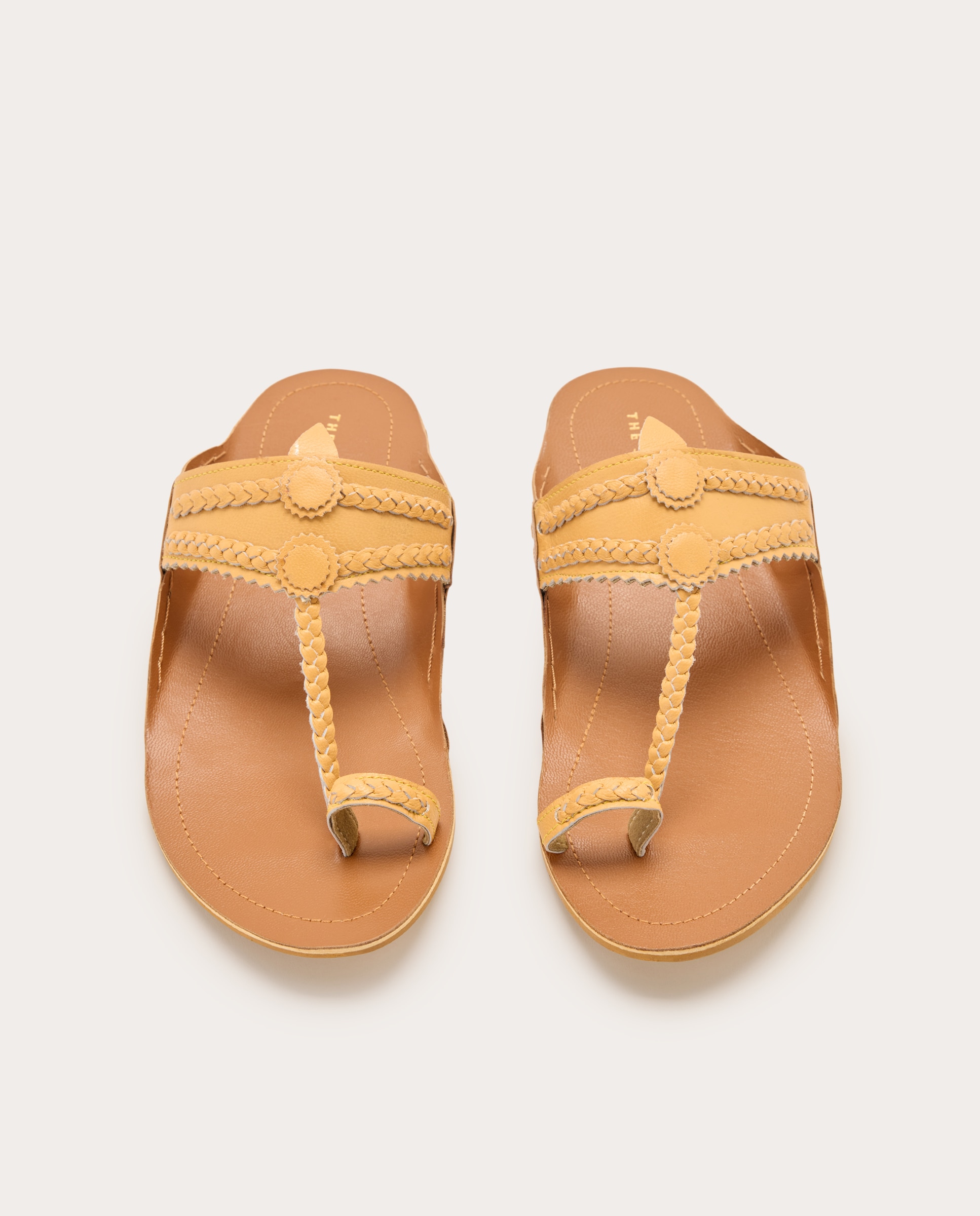 Sandalias planas Two Tones - Camel Camel-4