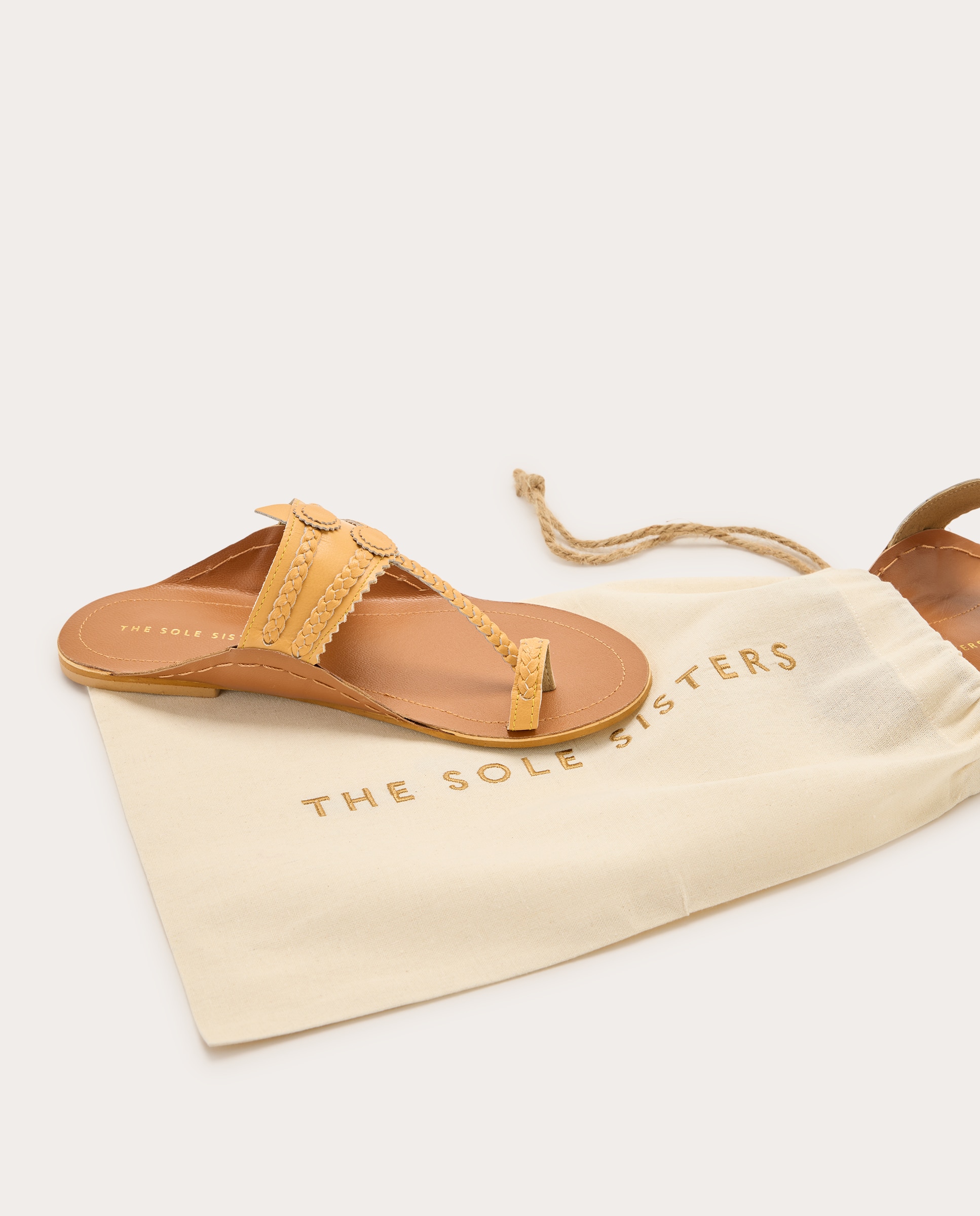 Sandalias planas Two Tones - Camel Camel-6