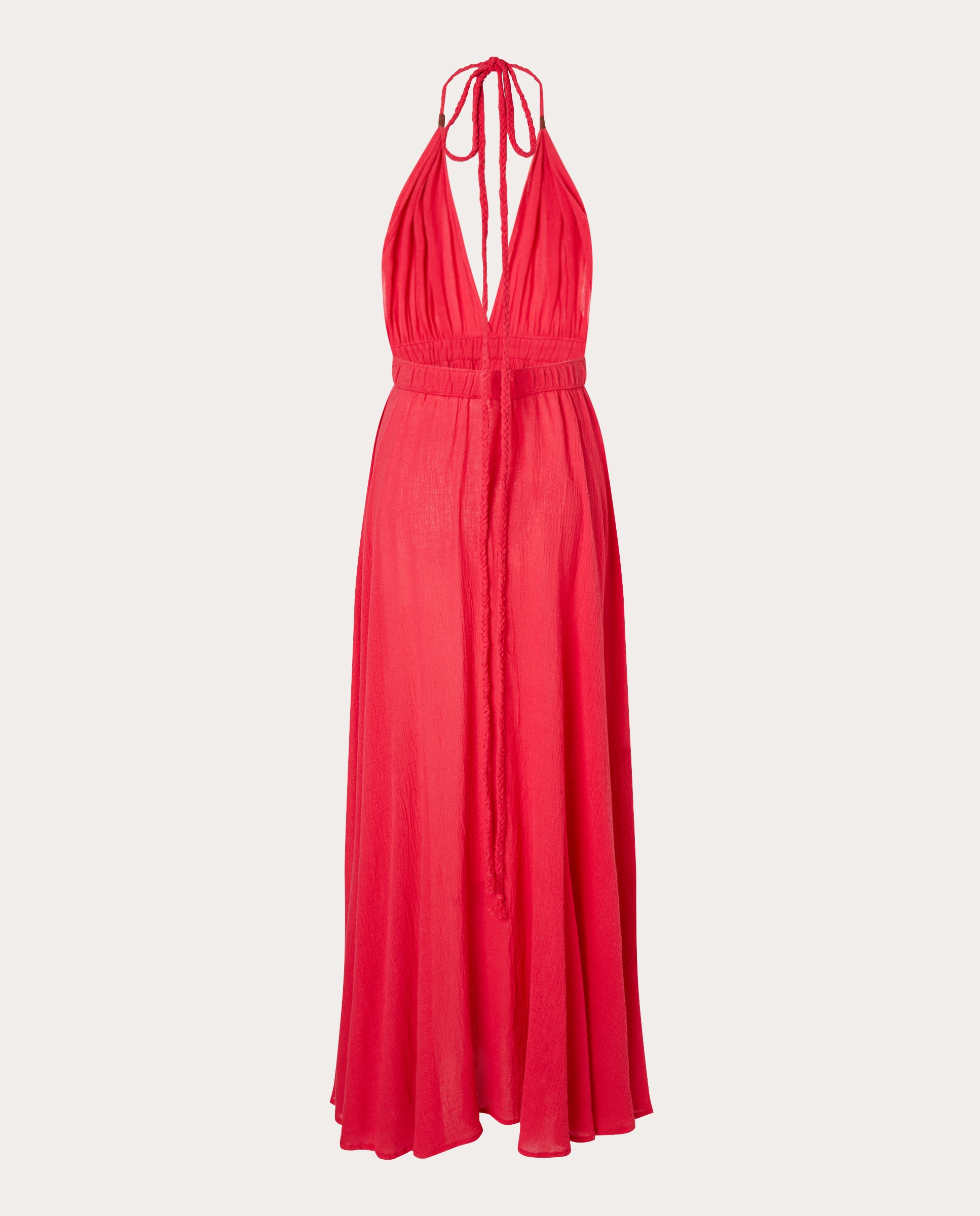 Vestido Comprido Hera Fúcsia-2