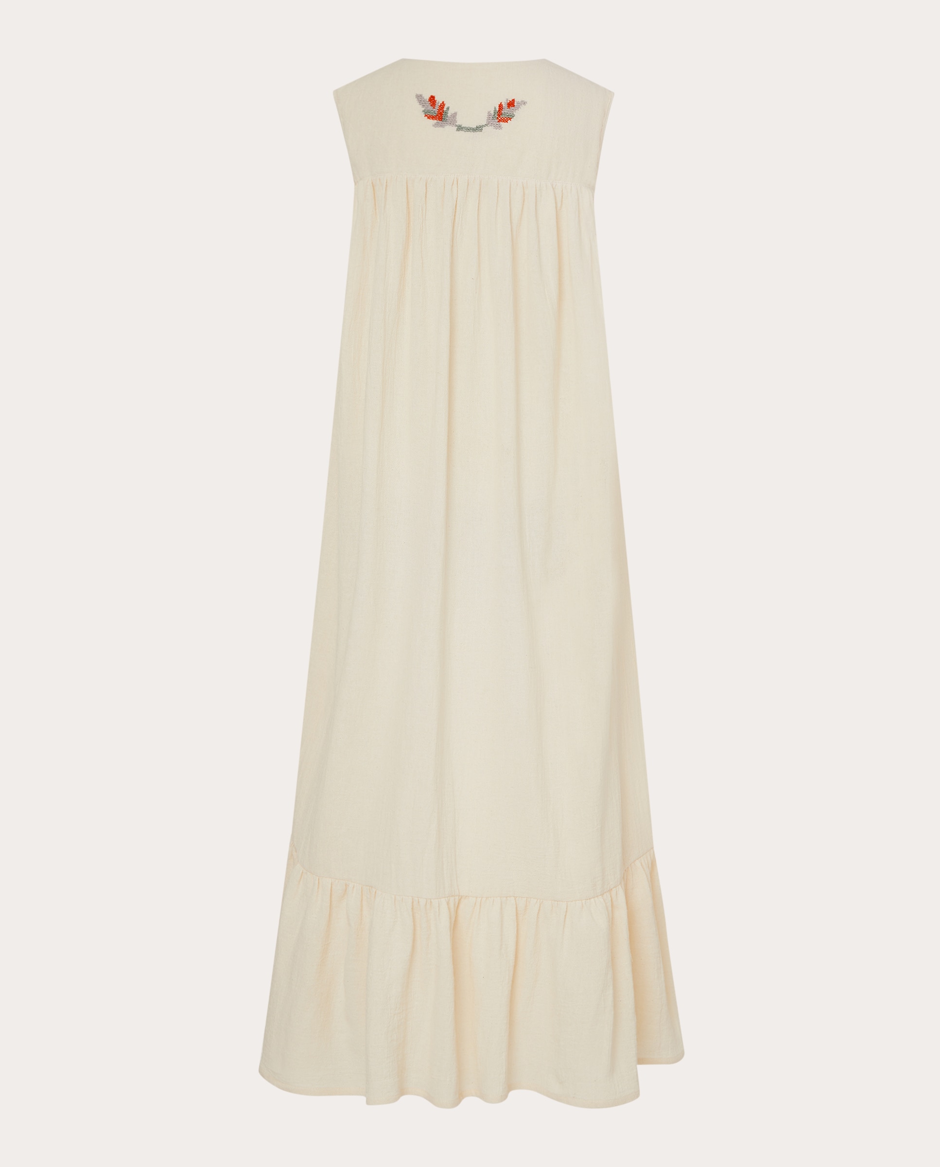 Vestido Comprido Magdalena Natural-2