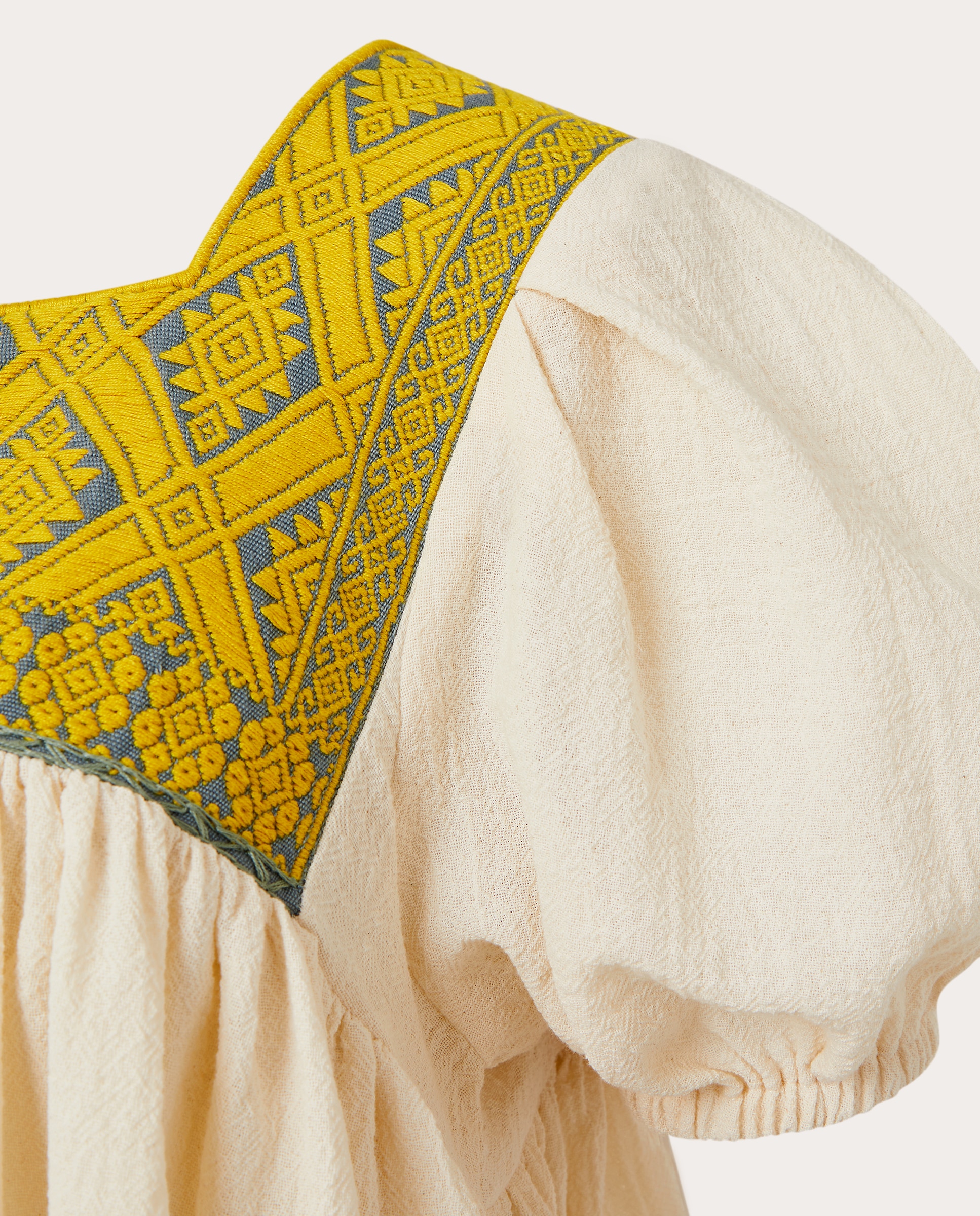 Blusa Petra de Algodão Amarelo-4