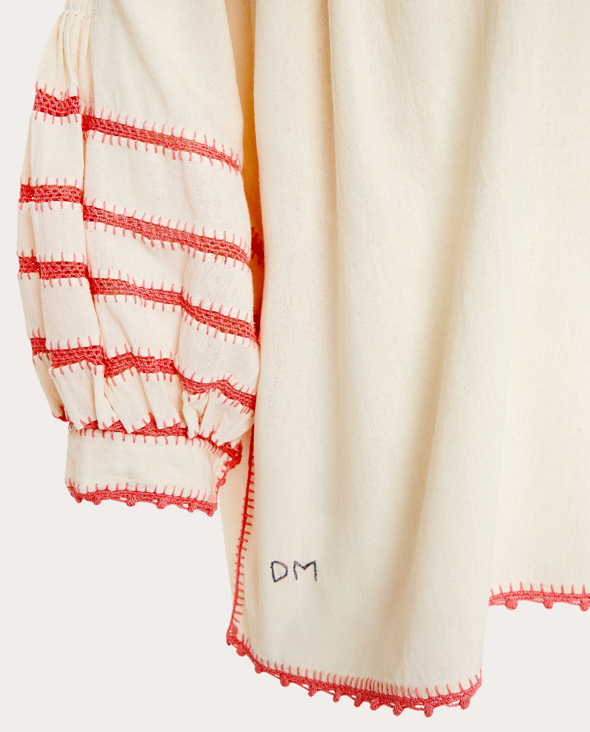 Blusa Roberta de Algodão Coral-5