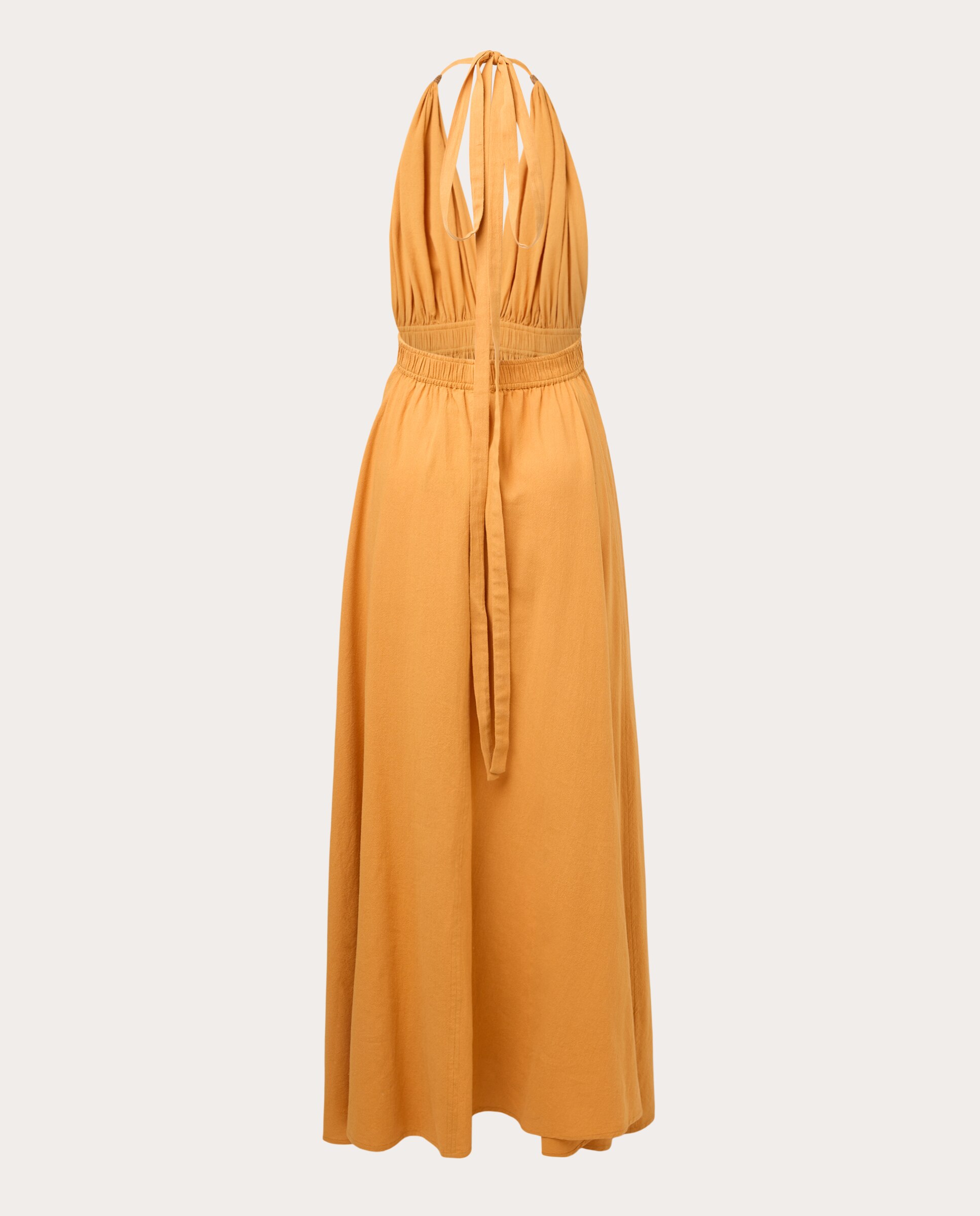 Vestido Comprido Hera Laranja-2
