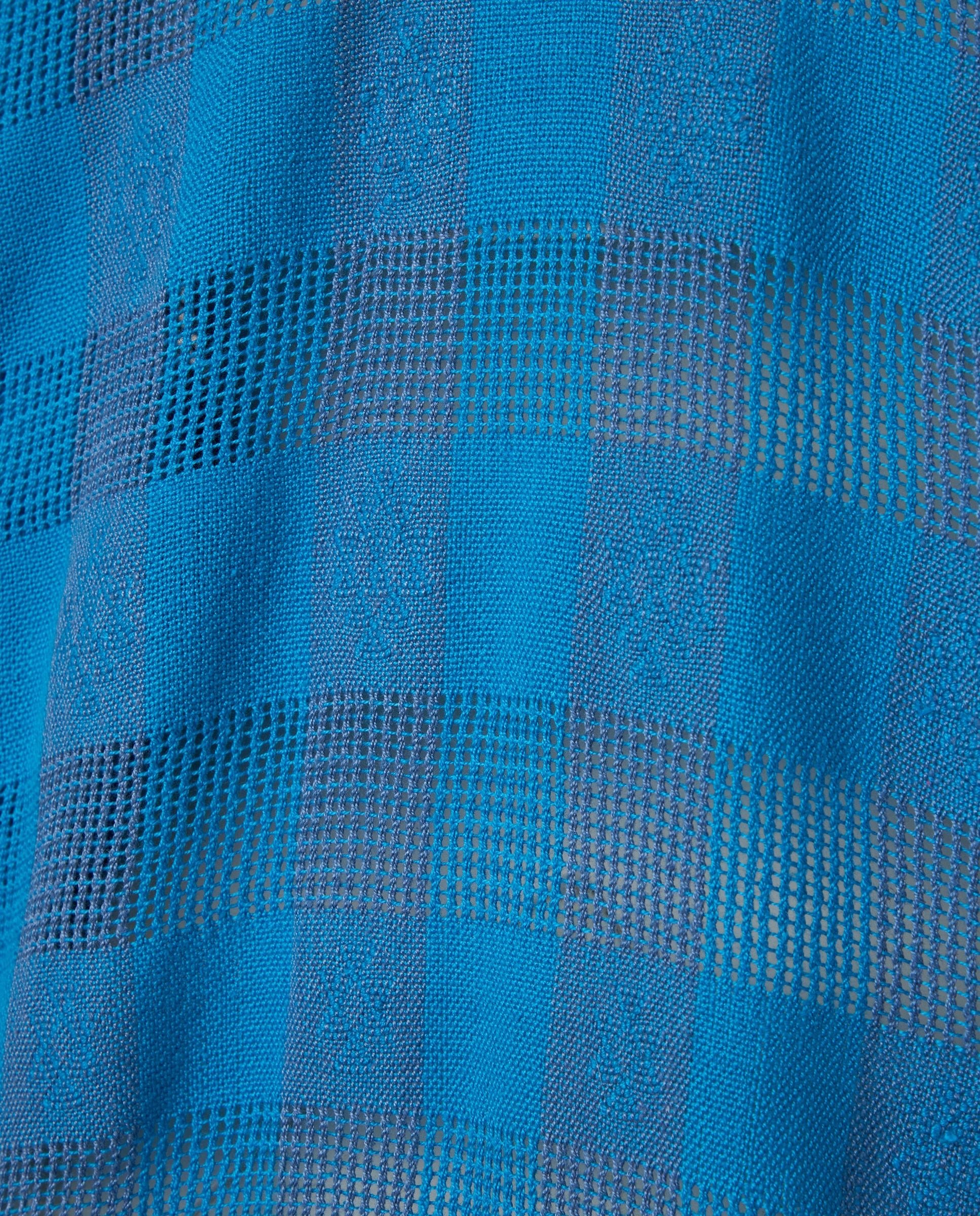 Poncho Valentina de Lã Azul-3