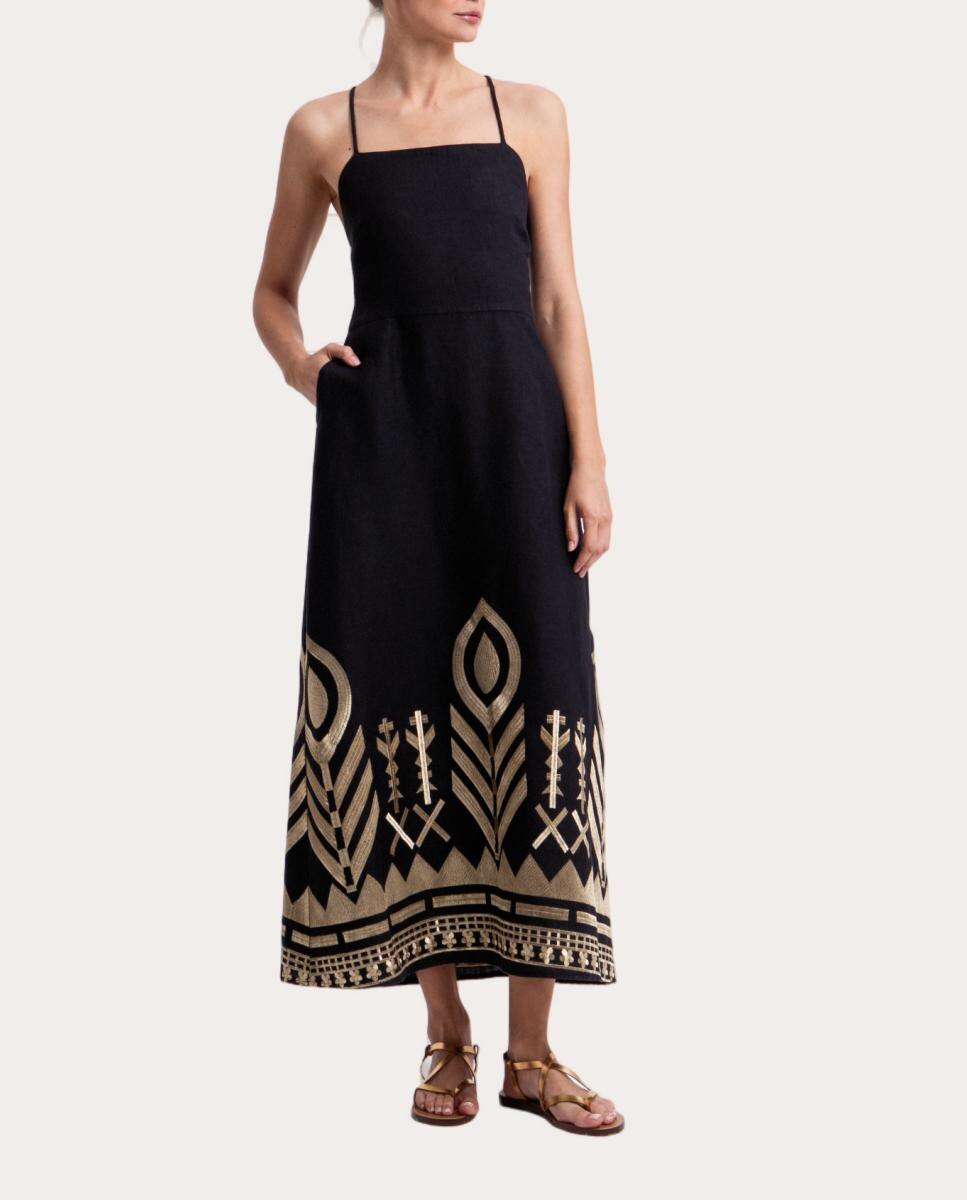 Imagem 0 de Vestido Comprido de Linho