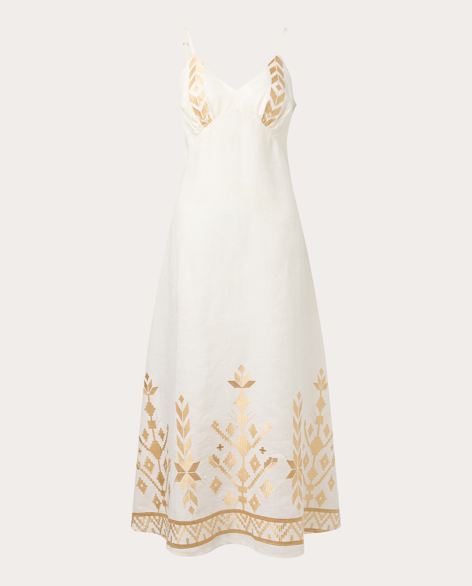 Imagem 0 de Vestido midi de linho