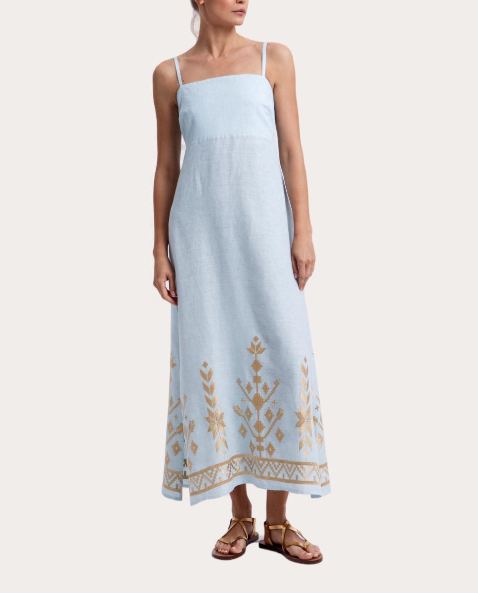 Imagem 0 de Vestido Comprido de Linho