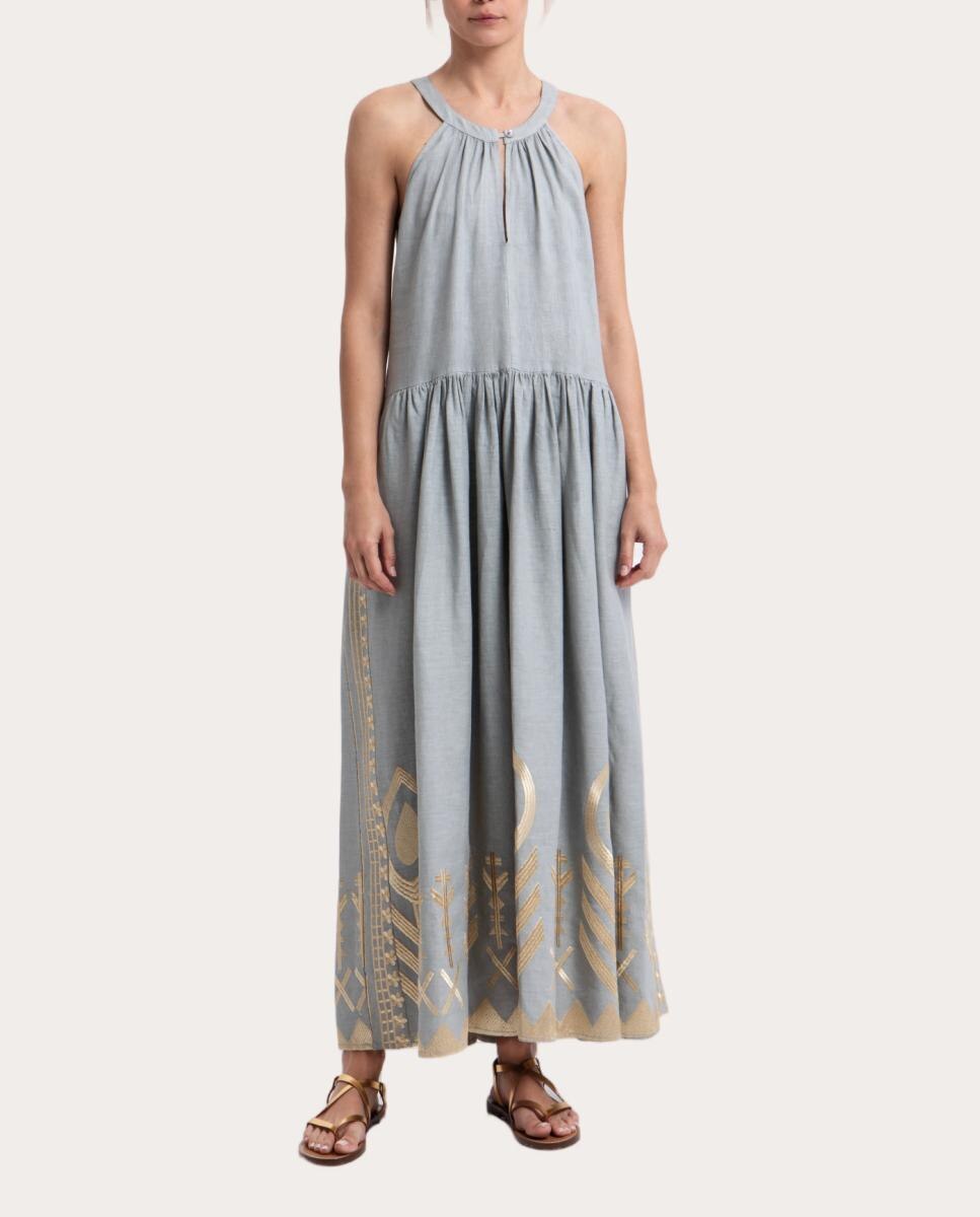 Imagem 0 de Vestido Comprido de Linho