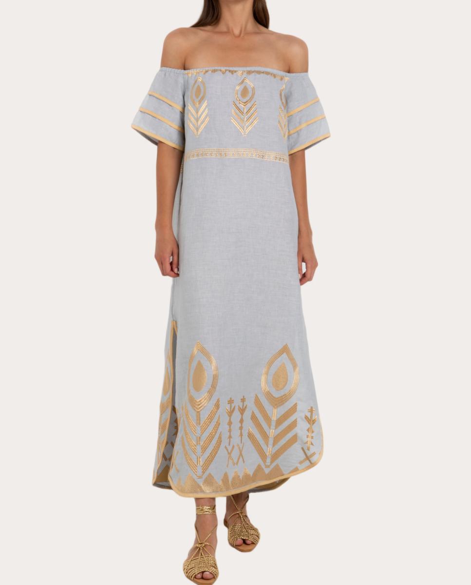 Imagem 0 de Vestido Comprido de Linho