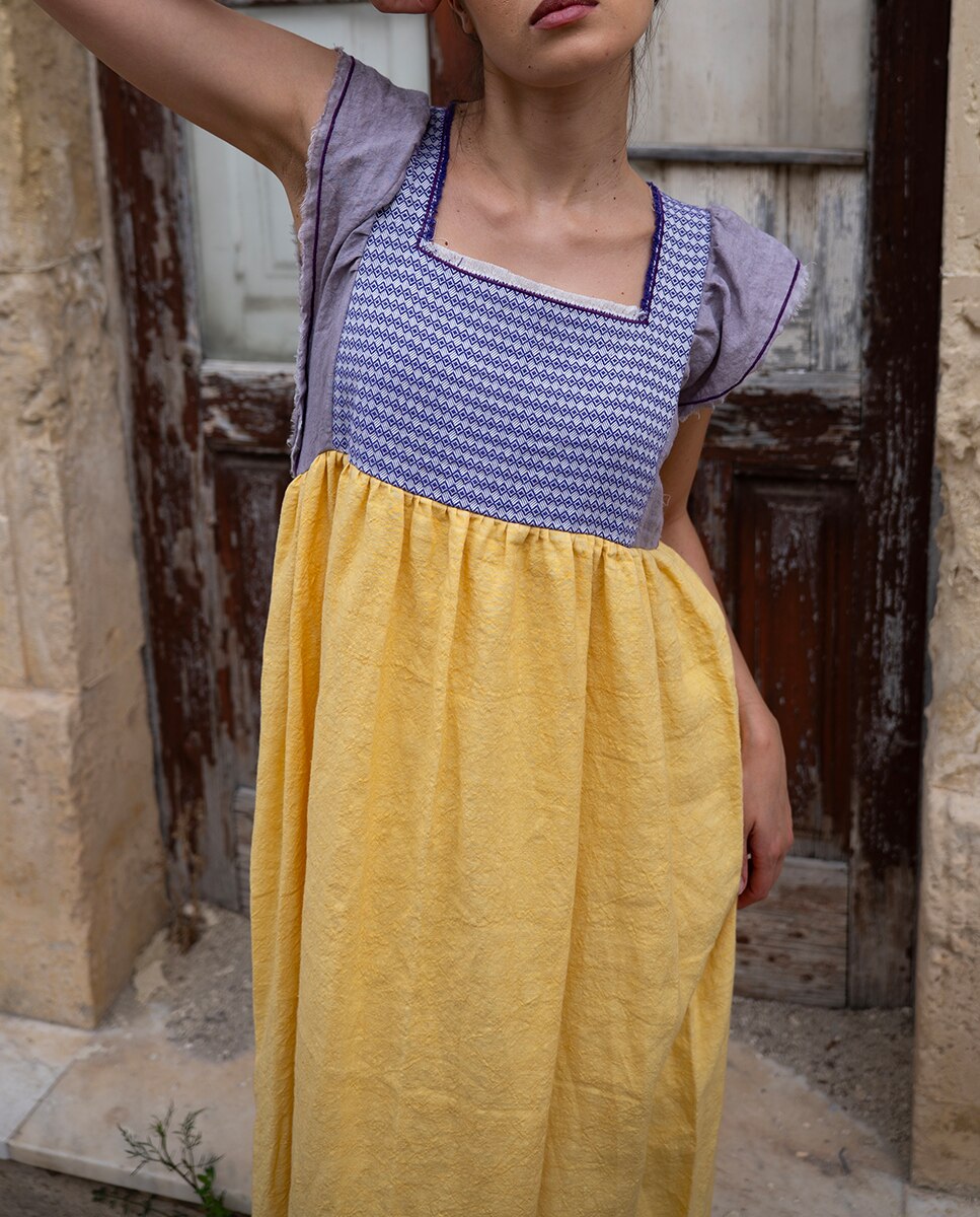 Vestido Midi Aloe Jilly Amarelo-12